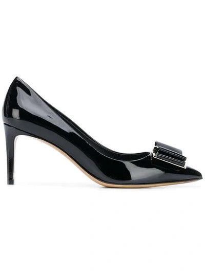 o1s1rm0924 Zeri Vara Bow Pumps in Black
