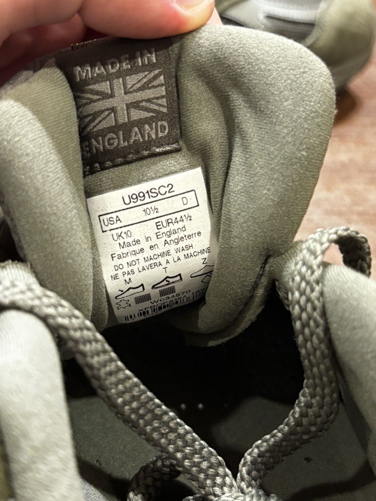 New Balance × Stone Island NB X Stone Island 991 V2 ‘MI UK Ghost Pack Green’ Size US 10.5 / EU 43-44 - 7 Thumbnail