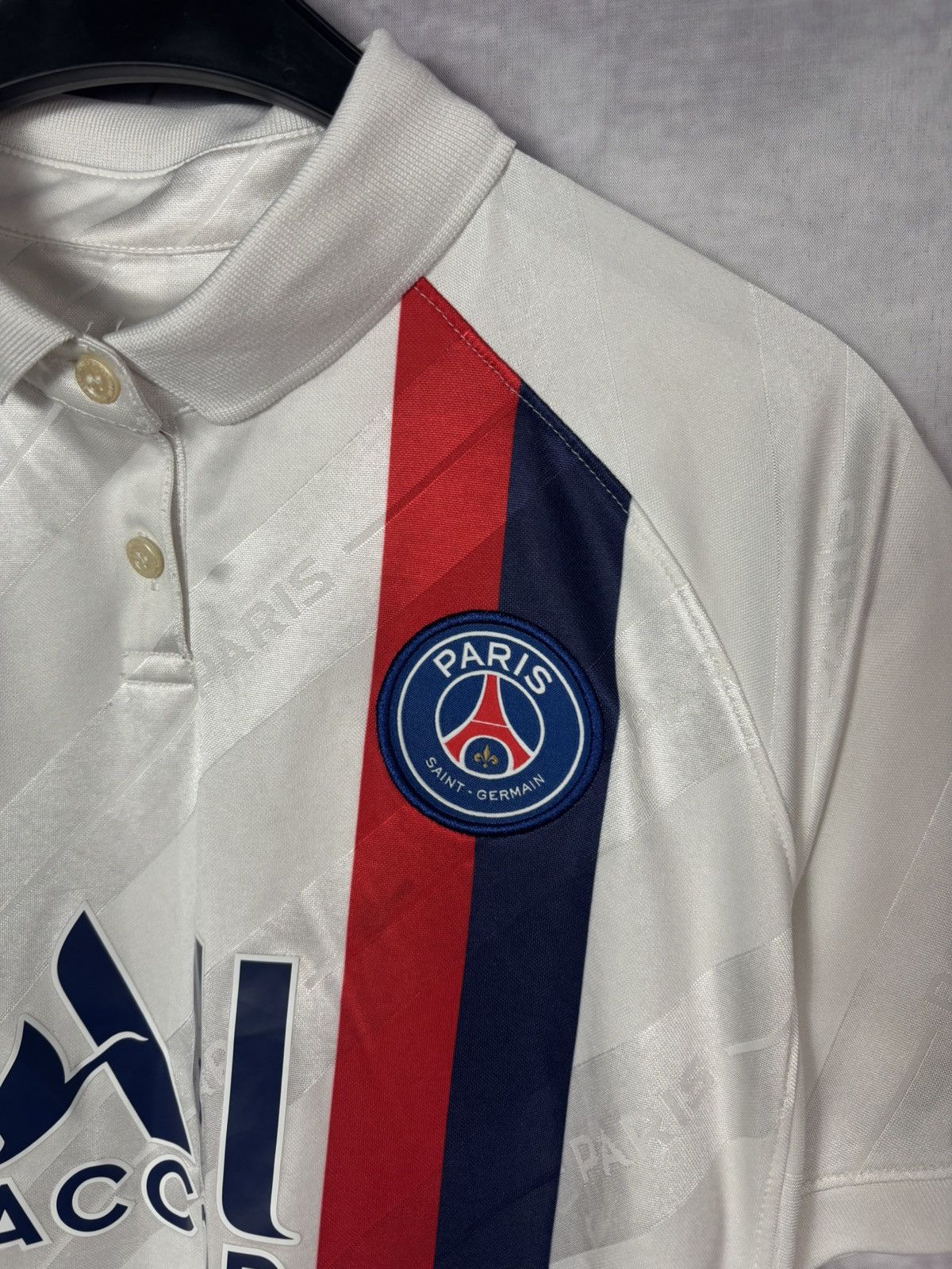 Nike Nike Paris Saint Germain Soccer Jersey Polo Shirt Size M / US 6-8 / IT 42-44 - 4 Thumbnail