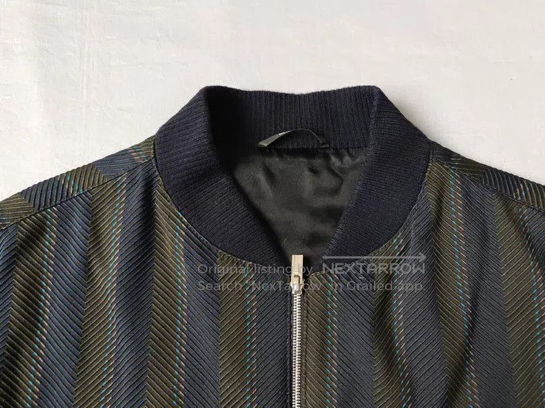 Hermes Hermes Casual jacket, blue and green striped color Size US M / EU 48-50 / 2 - 2 Thumbnail