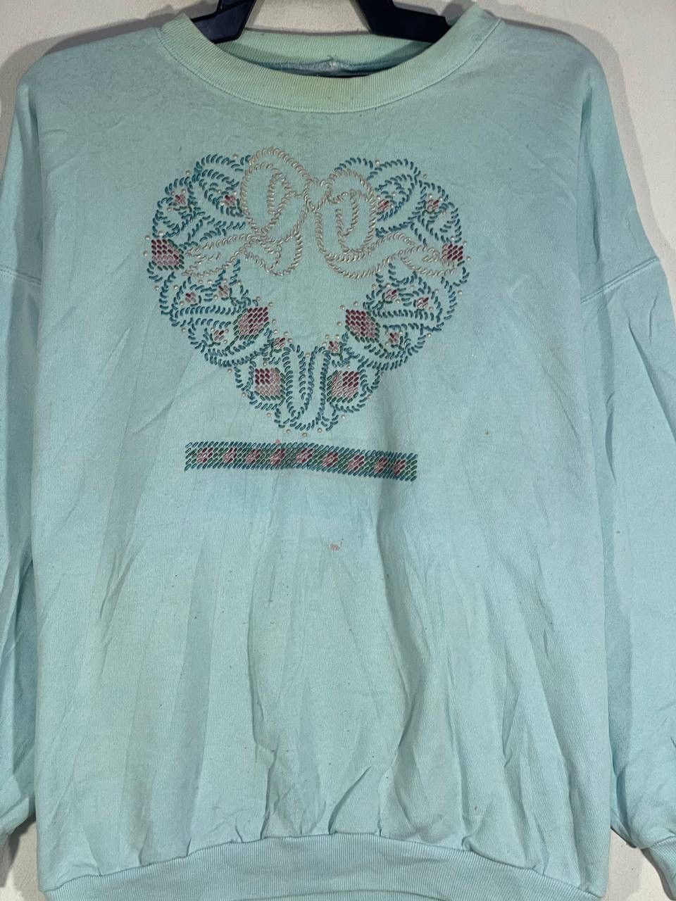 Other Vintage 90s love sweatshirt jumper size XL Size US XL / EU 56 / 4 - 4 Thumbnail