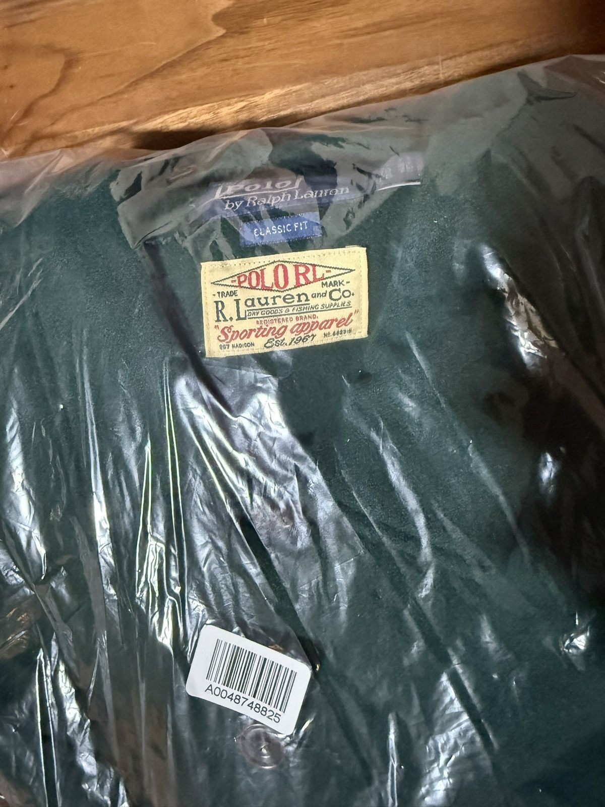 Polo Ralph Lauren Polo Ralph Lauren Suede-Patch Wool Twill Overshirt Green XL Size US XL / EU 56 / 4 - 8 Thumbnail