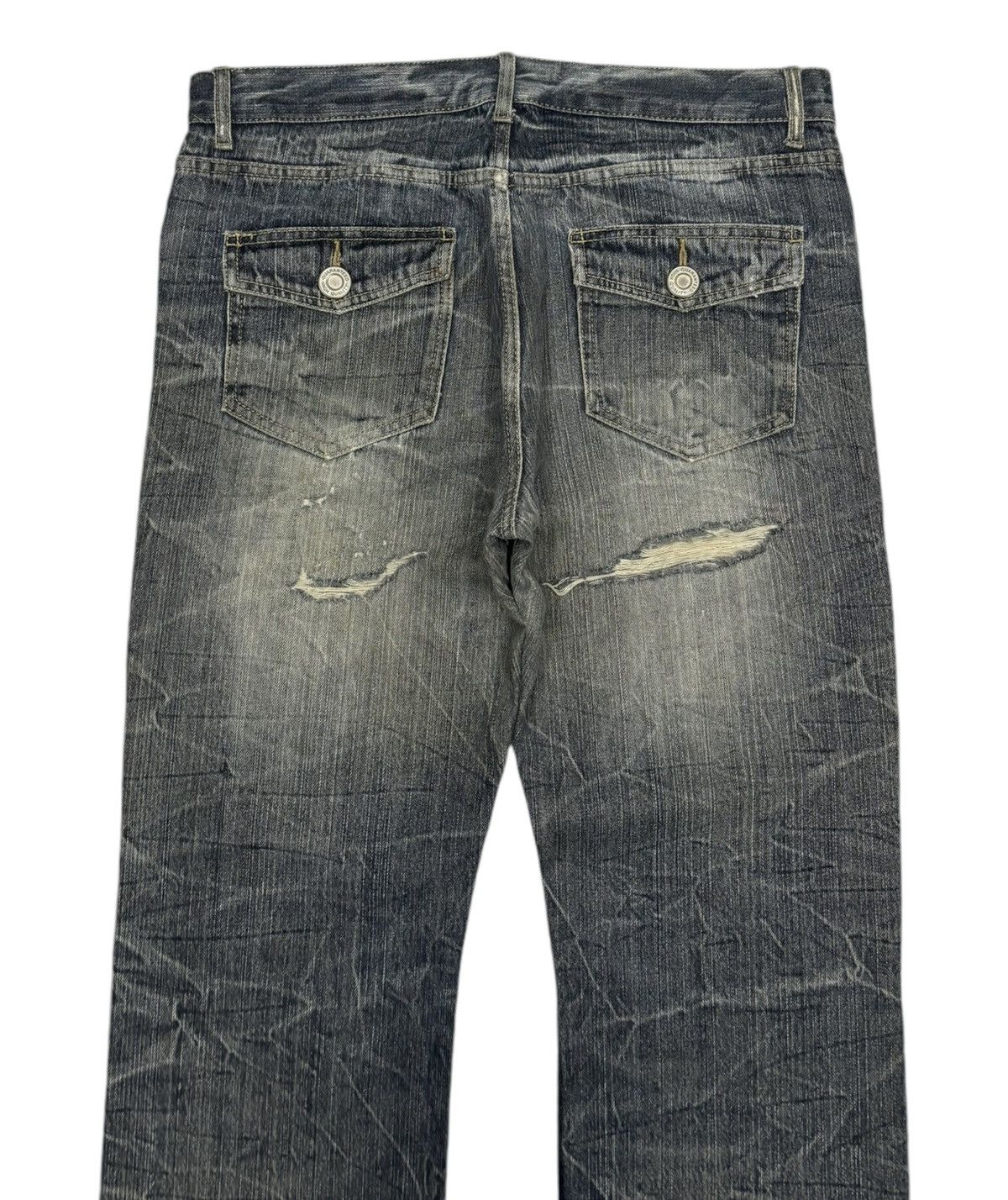 Hysteric Glamour Vintage Japanese Brand CLAWMARK Punk Denim Style Jeans Size US 35 - 6 Thumbnail