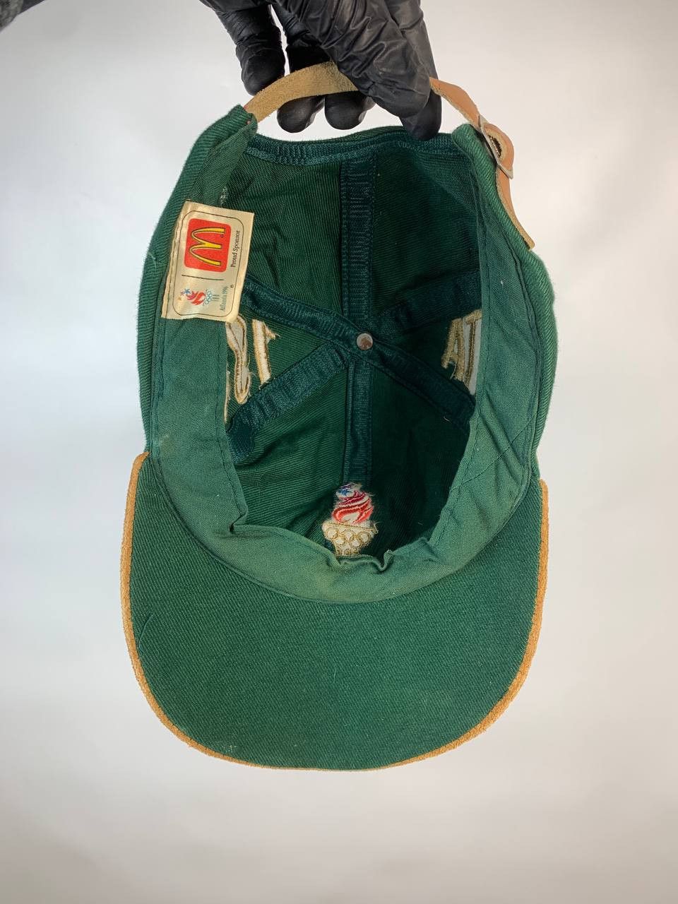Vintage Olympic Games Atlanta 1996 Cap Hat Green vintage Size ONE SIZE - 2 Thumbnail