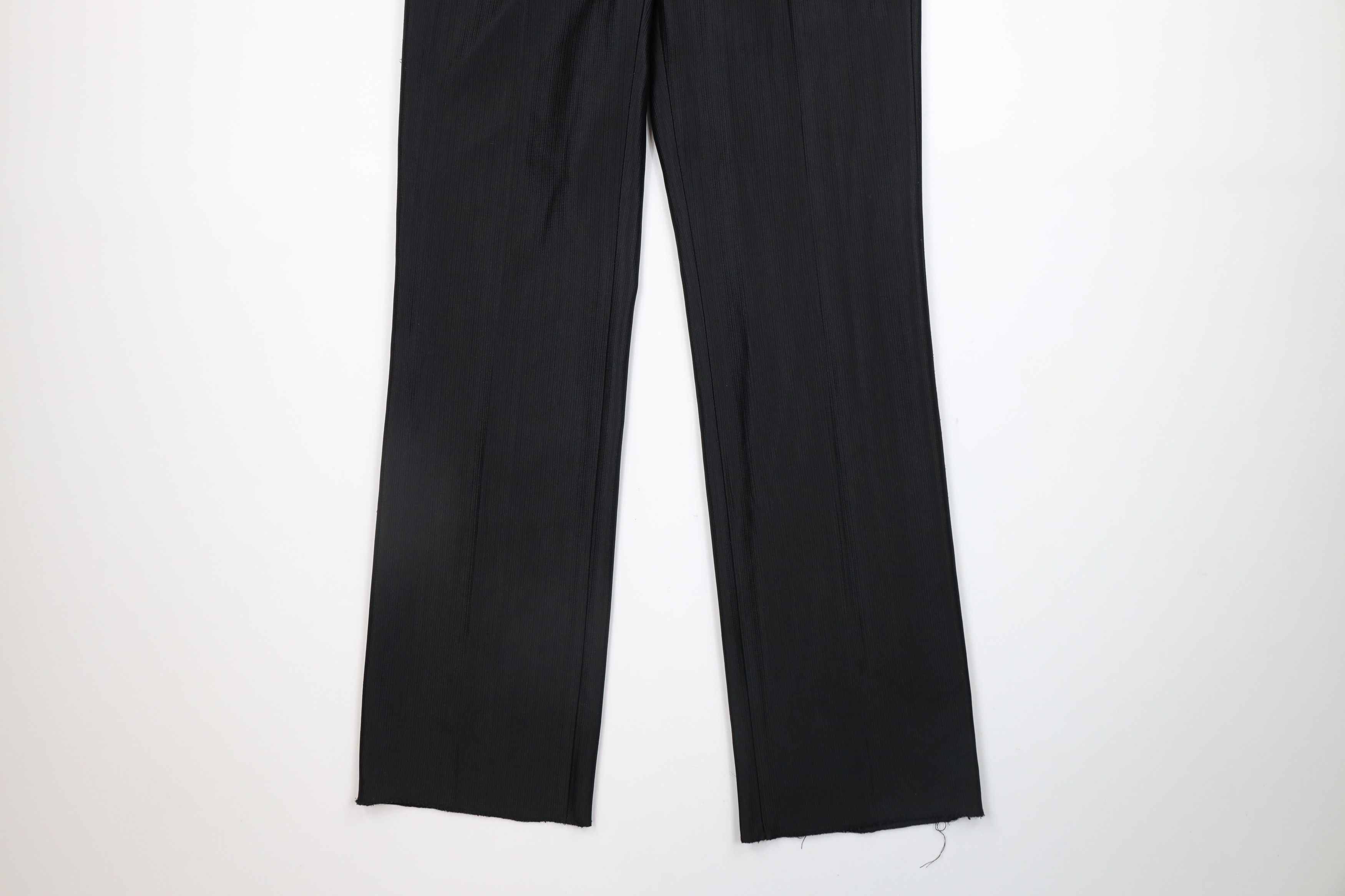 Vintage Vintage 90s Rockabilly Western Striped Knit Wide Leg Pants Size US 32 / EU 48 - 4 Thumbnail