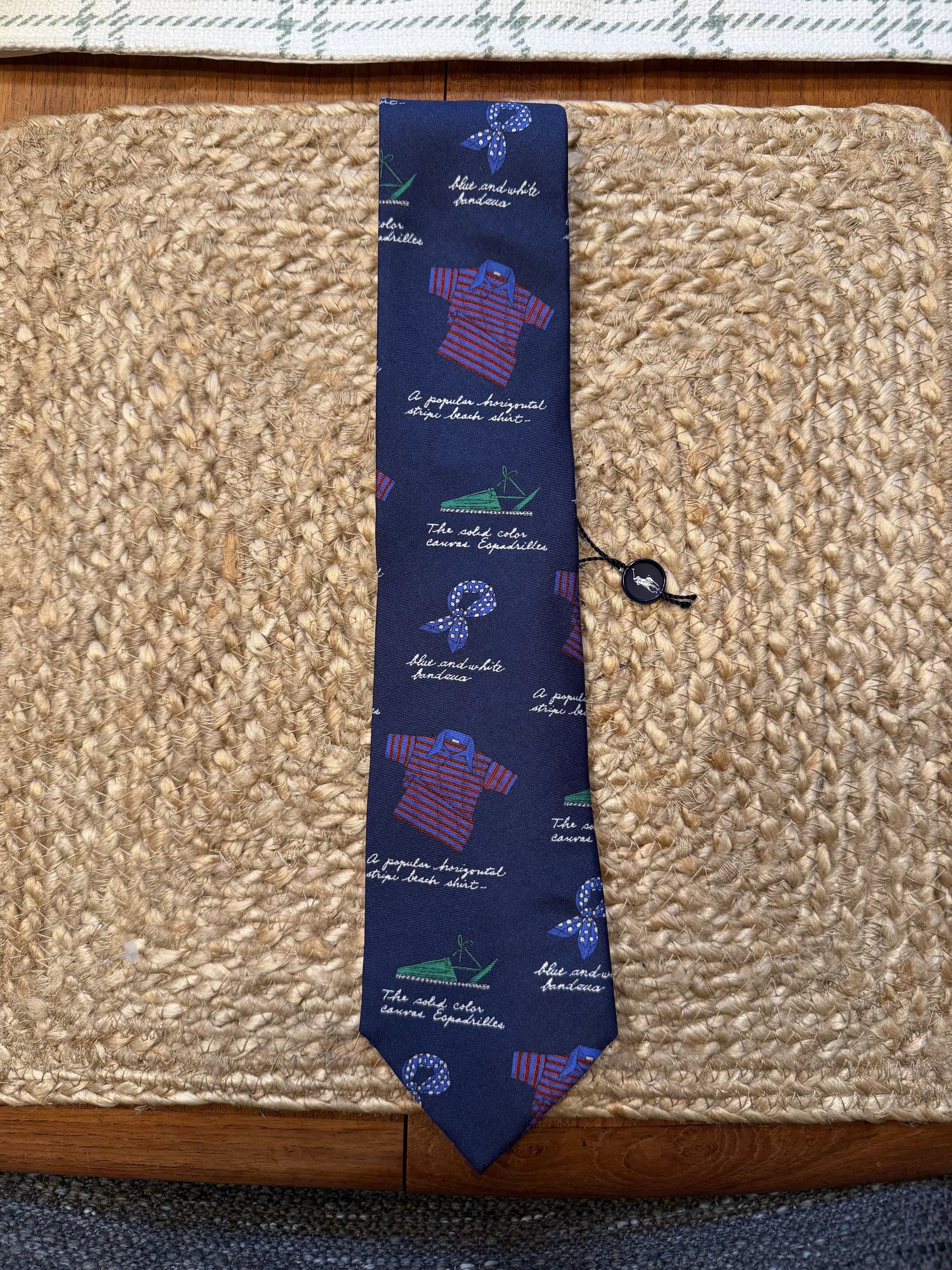 Polo Ralph Lauren New Polo Ralph Lauren Vintage Graphic Tie Silk Italy Size ONE SIZE - 1 Thumbnail