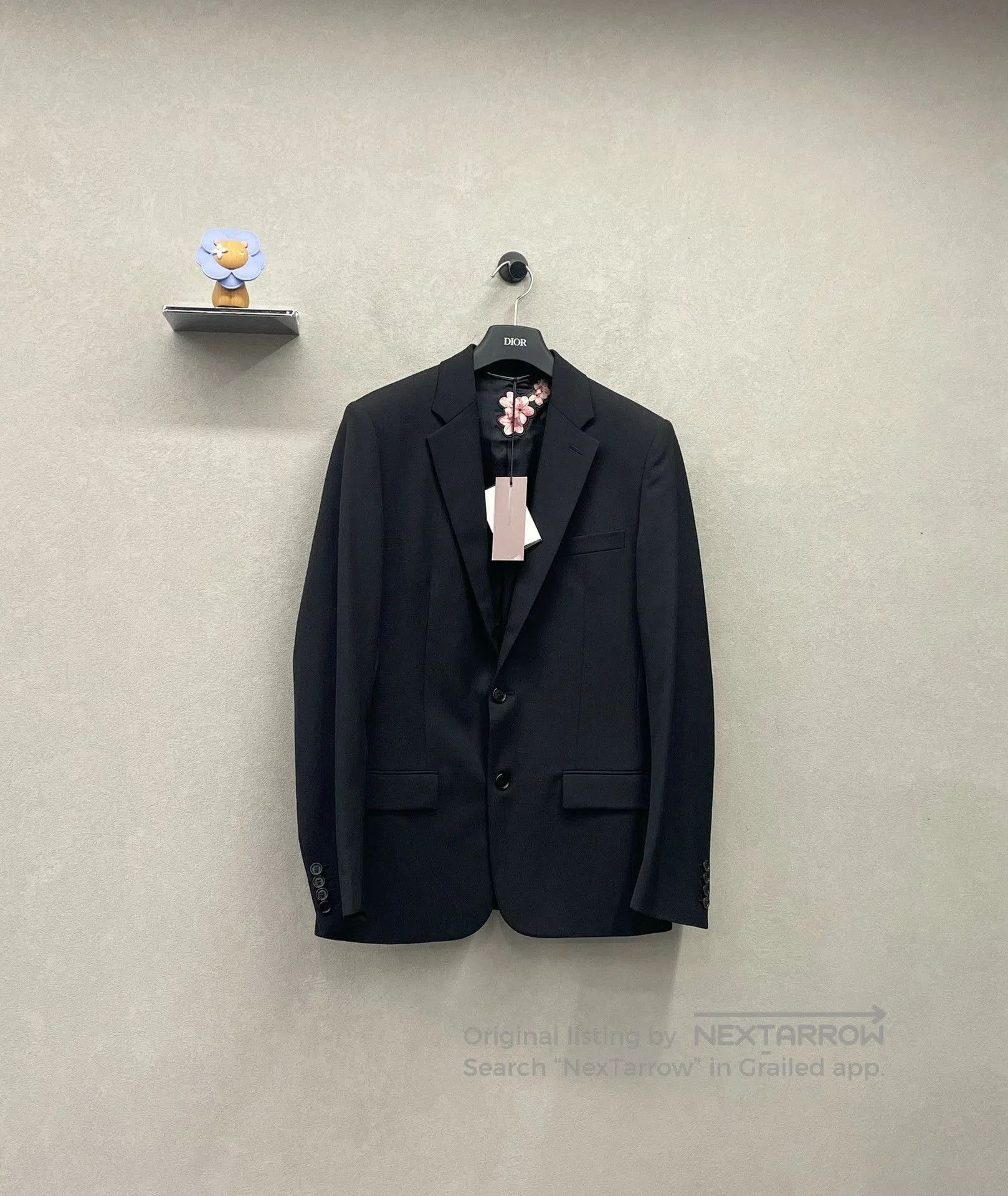 Dior Dior Black Embroidered Suit Jacket. Size US S / EU 44-46 / 1 - 3 Thumbnail