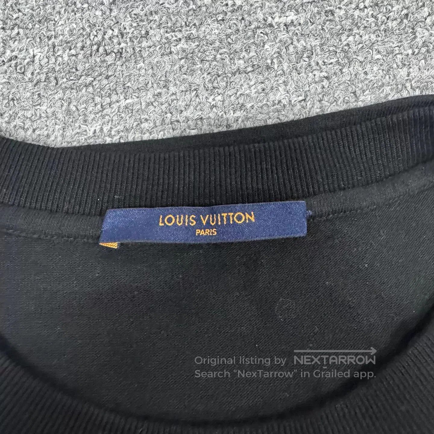 Louis Vuitton Black Long Sleeve Sweatshirt with Chest Pocket. Size US XL / EU 56 / 4 - 2 Thumbnail