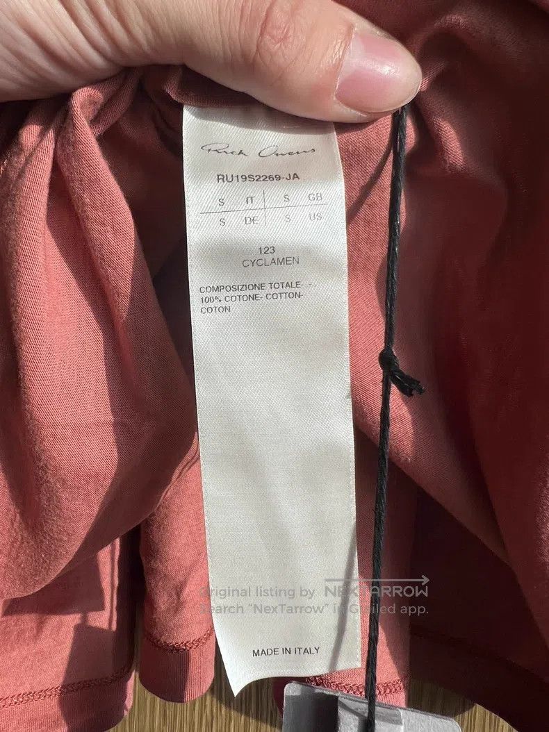 Rick Owens Rick Owens Pink short sleeve Size US S / EU 44-46 / 1 - 4 Thumbnail