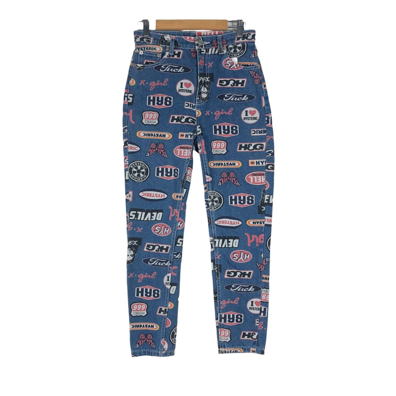 Hysteric Glamour Hysteric Glamour X-Girl Size 1 Ladies Jeans Size 26" / US 2 / IT 38 - 1 Thumbnail
