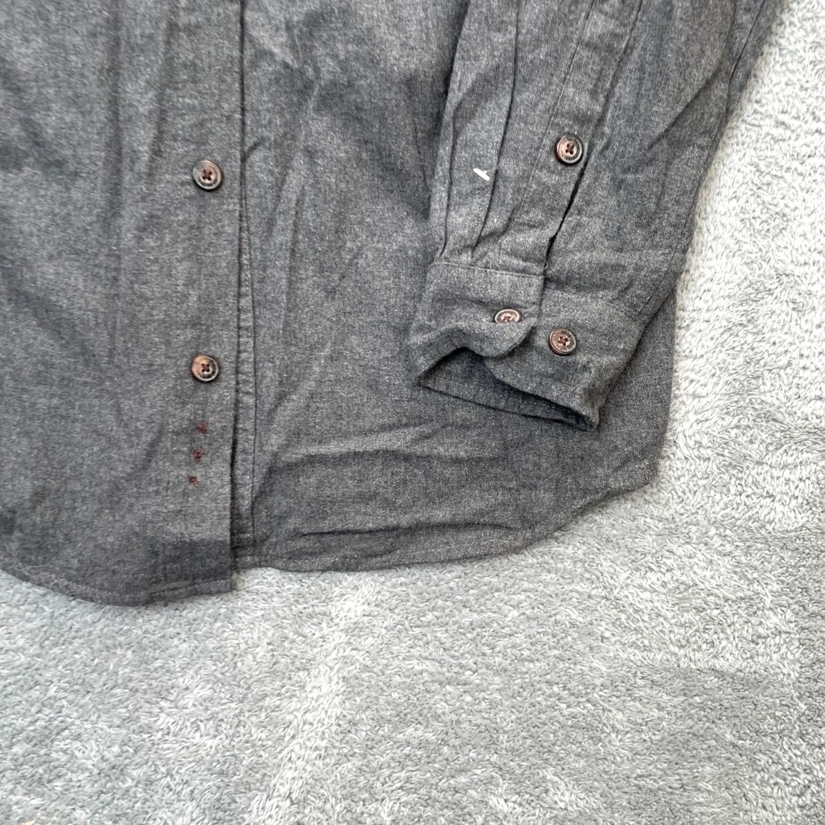 Vintage Duluth Shirt Mens Medium Gray Heathered Flannel Relaxed Fit Cotton Button Down Shirt Size US M / EU 48-50 / 2 - 5 Thumbnail