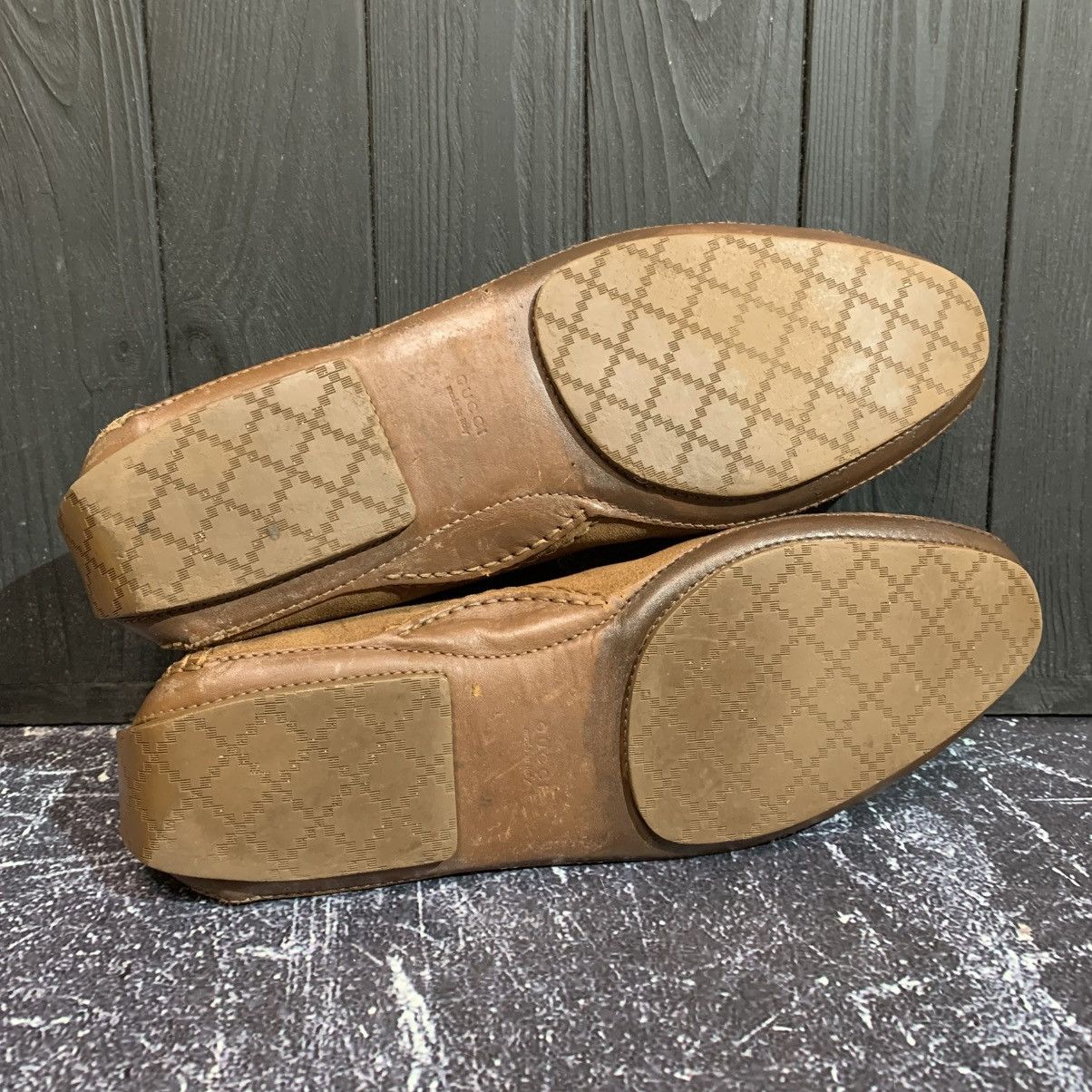 Gucci × Vintage Vintage Gucci Moccasin Suede Loafers Size 43.5 Size US 8.5 / EU 41-42 - 11 Thumbnail