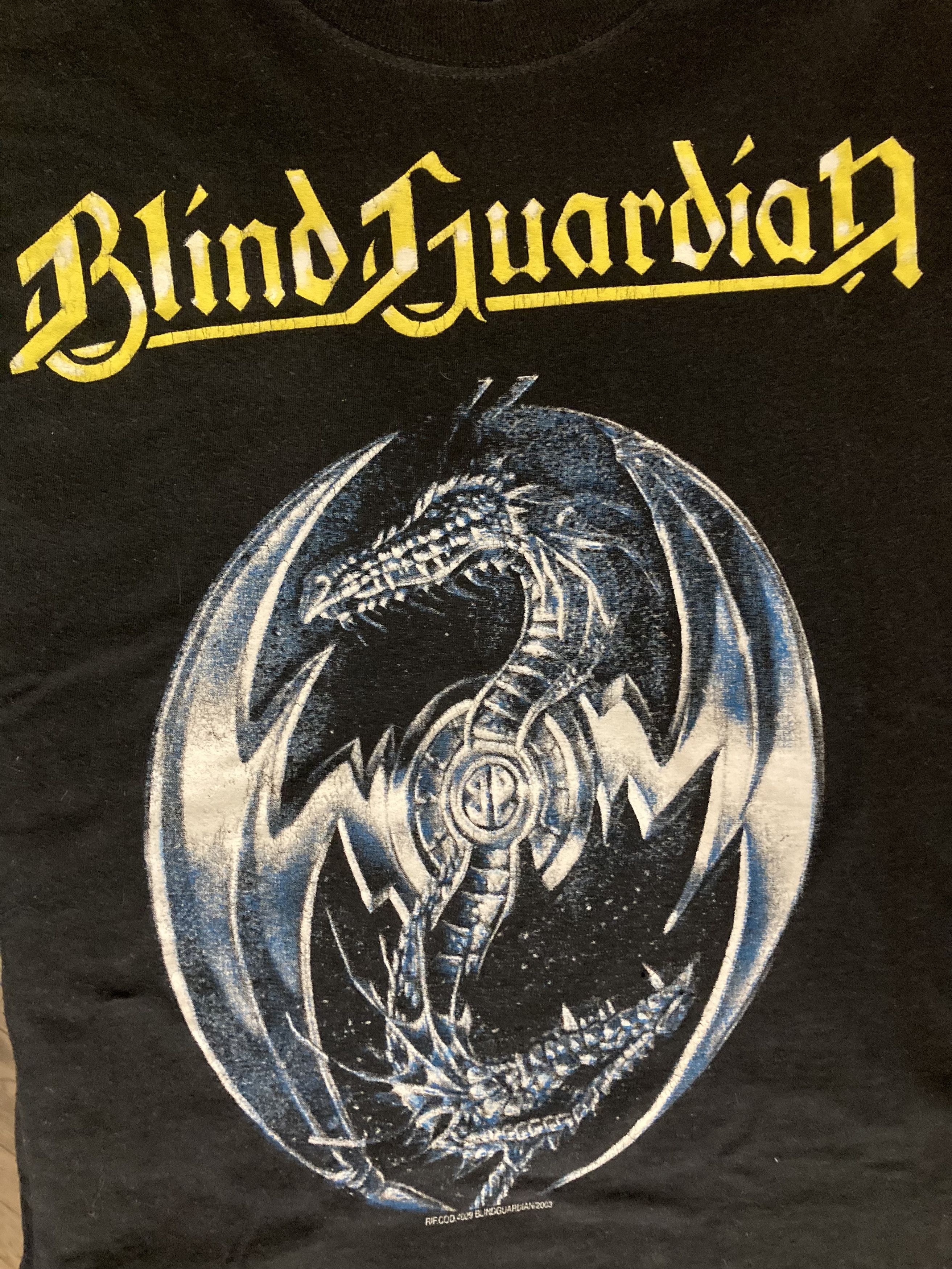 Band Tees Vintage Blind Guardian Power Metal Band 2003 Print Tee Size US S / EU 44-46 / 1 - 6 Thumbnail