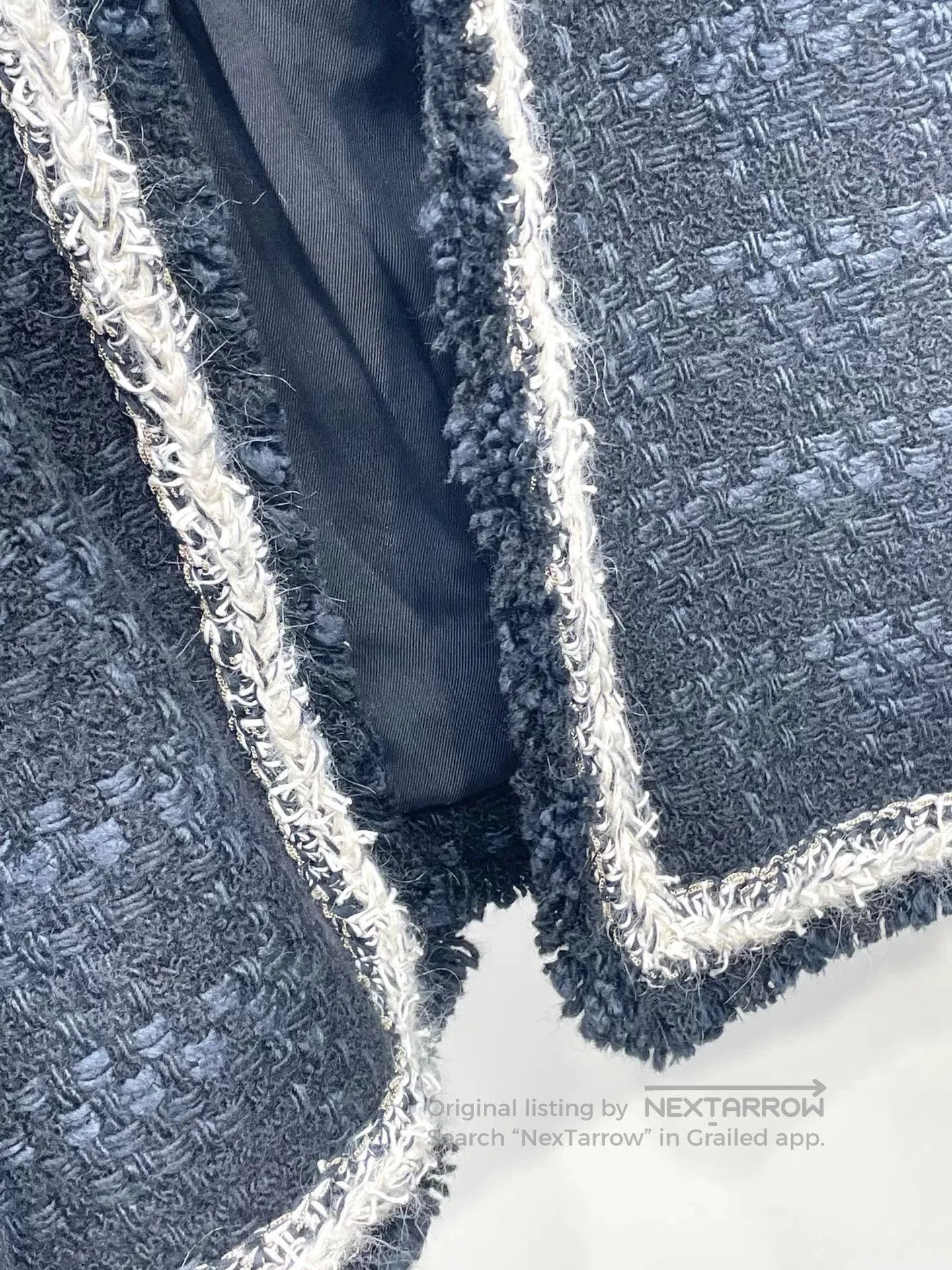 Saint Laurent Paris Saint Laurent Black Tweed Jacket. Size S / US 4 / IT 40 - 4 Thumbnail