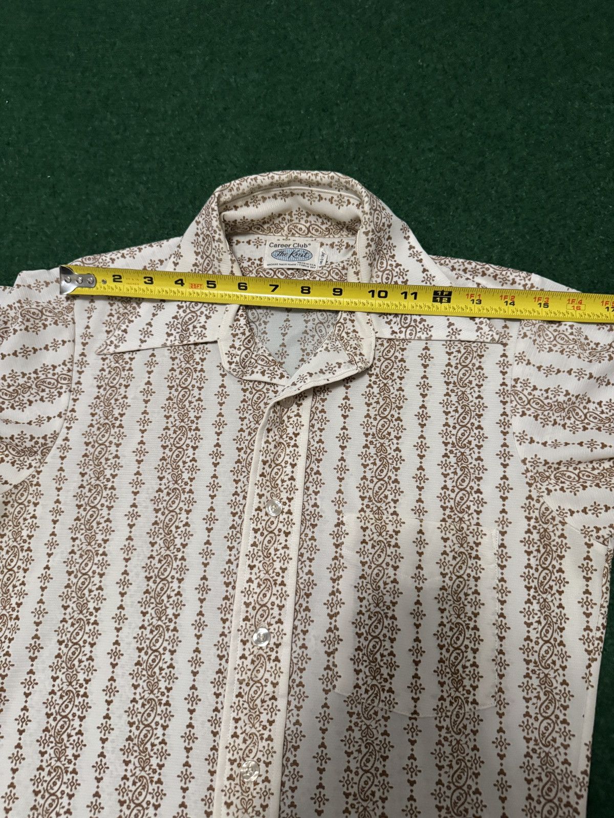 Vintage Vtg 70s Hippie Western Wear Paisley Disco Button Up Shirt Size US M / EU 48-50 / 2 - 8 Thumbnail