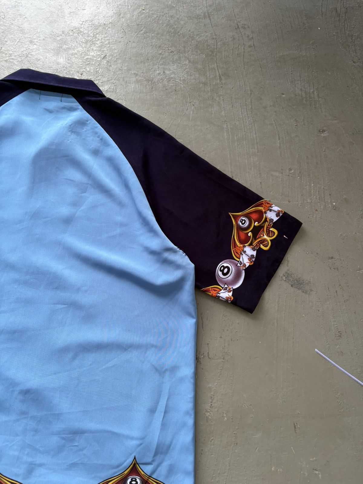 JNCO × Vintage VINTAGE RARE‼️JNCO Jeans Eight Ball Silk Shirts Button Ups Size US L / EU 52-54 / 3 - 12 Thumbnail