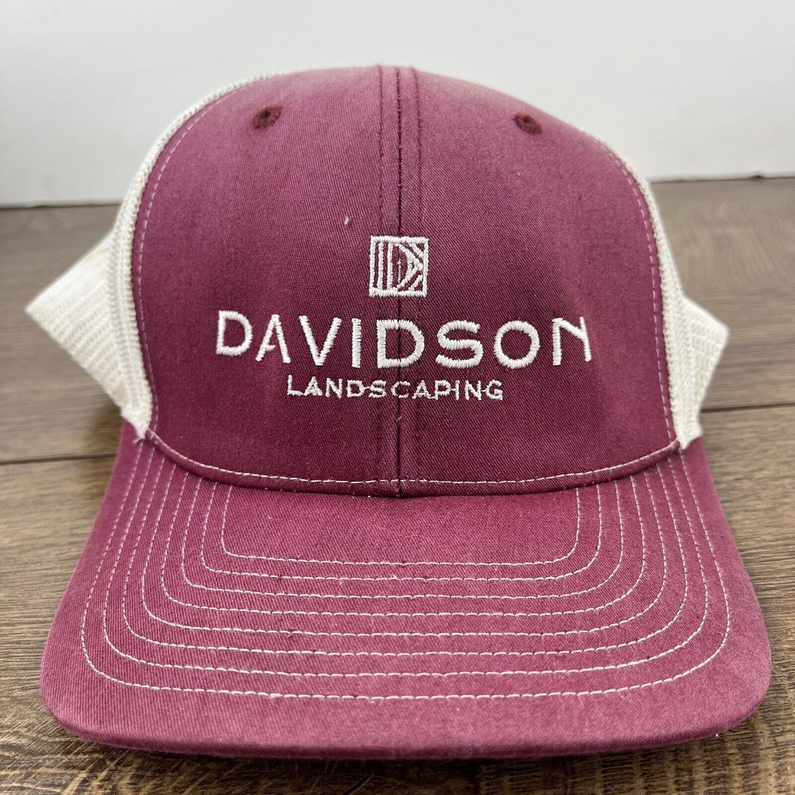 Other Davidson Landscaping Hat Davidson Red Hat Adjustable Adult S Size ONE SIZE - 3 Thumbnail