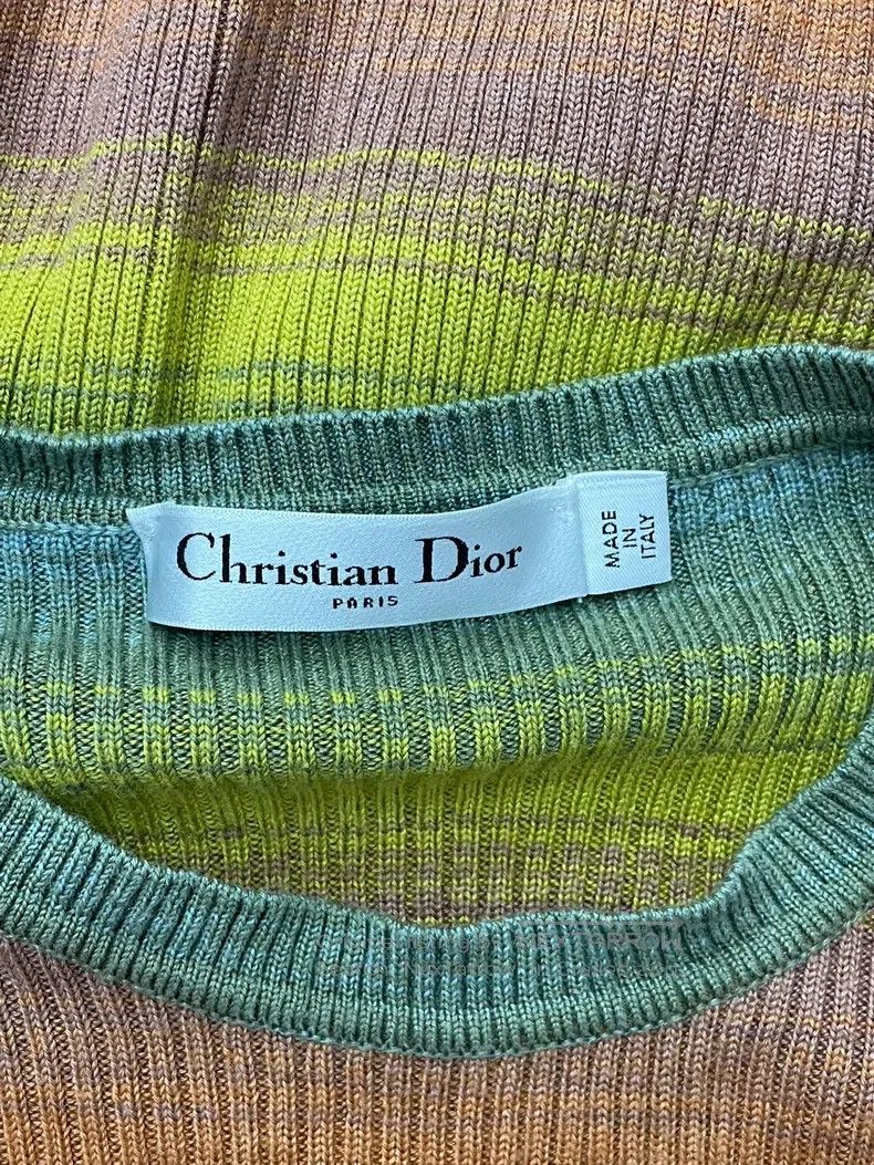 Dior Dior Rainbow striped knit sweater Size XS / US 0-2 / IT 36-38 - 4 Thumbnail