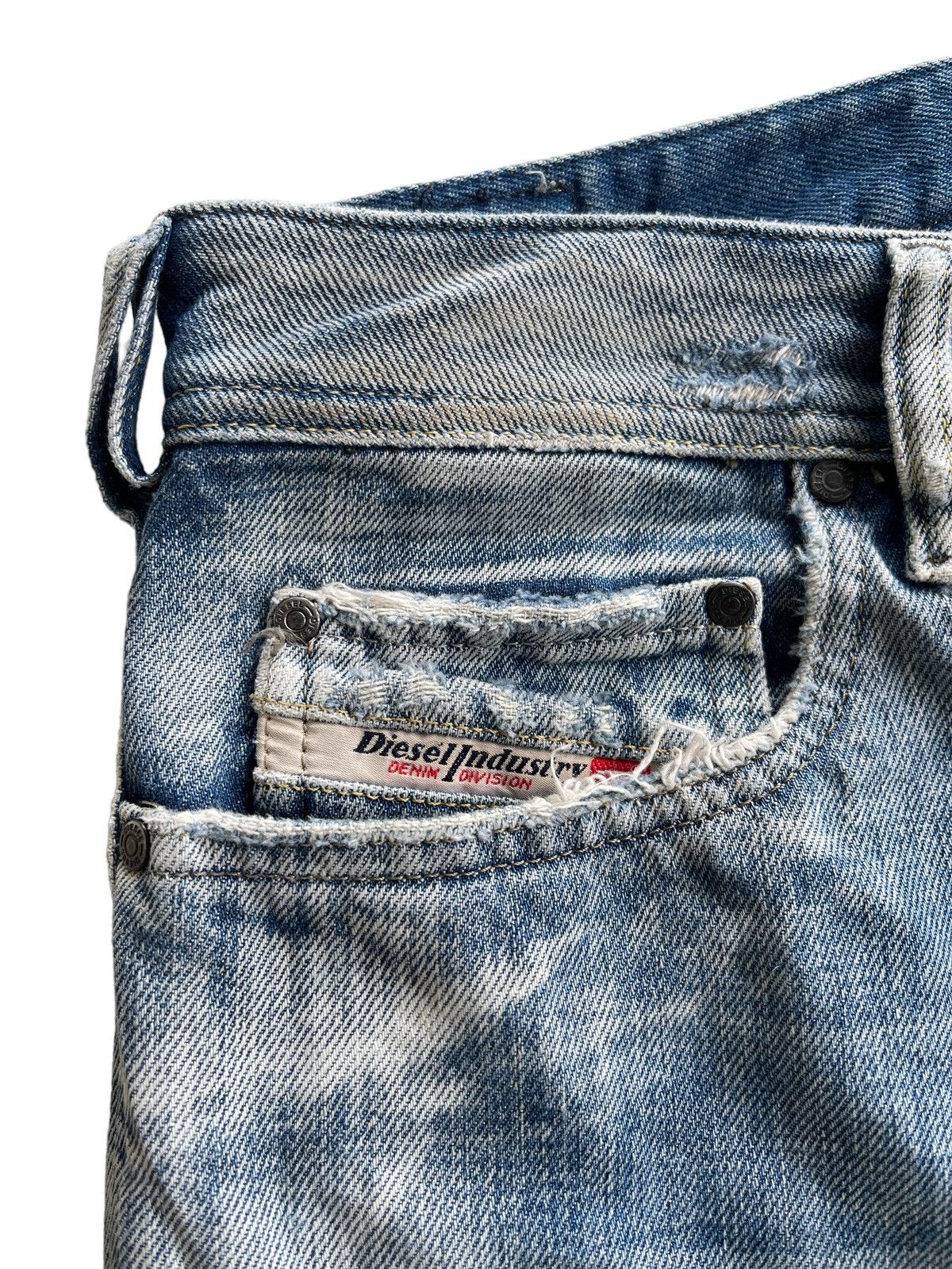 Diesel Diesel Zathan Distressed Flare Denim Size US 30 / EU 46 - 14 Thumbnail