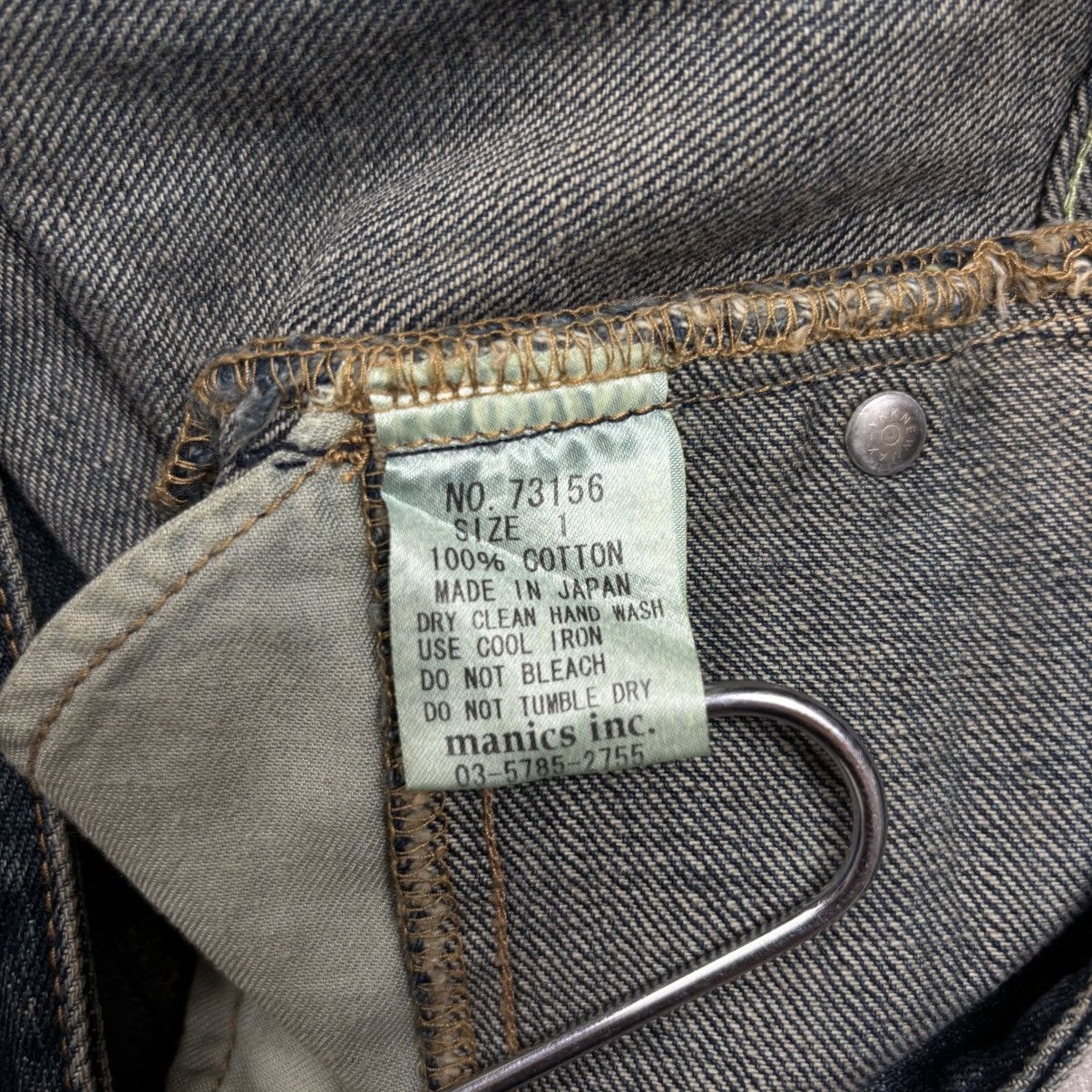 Isamu Katayama Backlash 2000s Manics - Crust Punk Flared Denim Pants Size US 28 / EU 44 - 7 Thumbnail