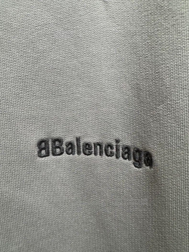 Balenciaga Balenciaga Cement gray faded effect hoodie, long-sleeve Size US XL / EU 56 / 4 - 3 Thumbnail