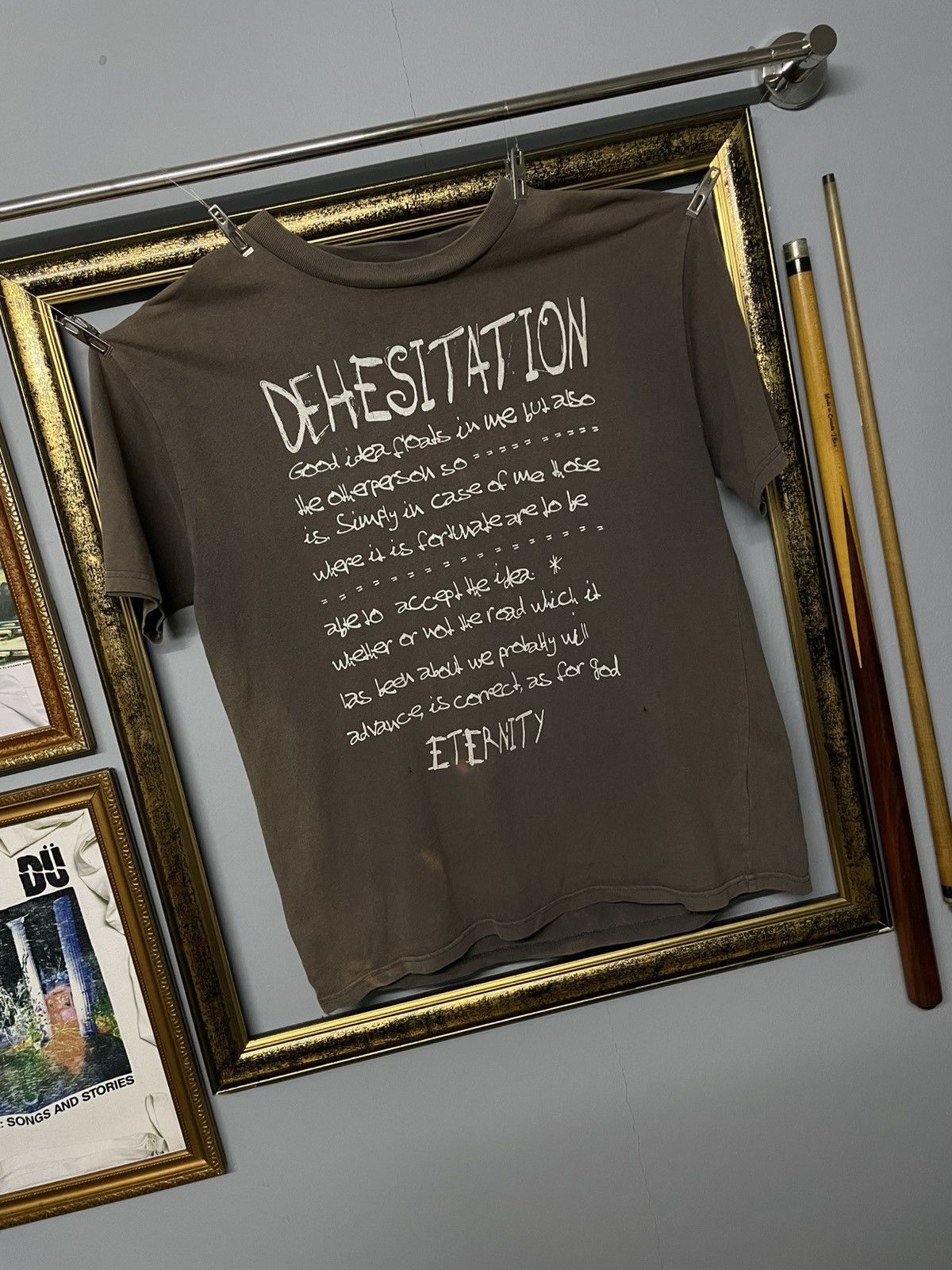 Japanese Brand Vintage 90s Japan Beaumere Poem Eternity Sunfaded Trash Tee Size US M / EU 48-50 / 2 - 2 Thumbnail