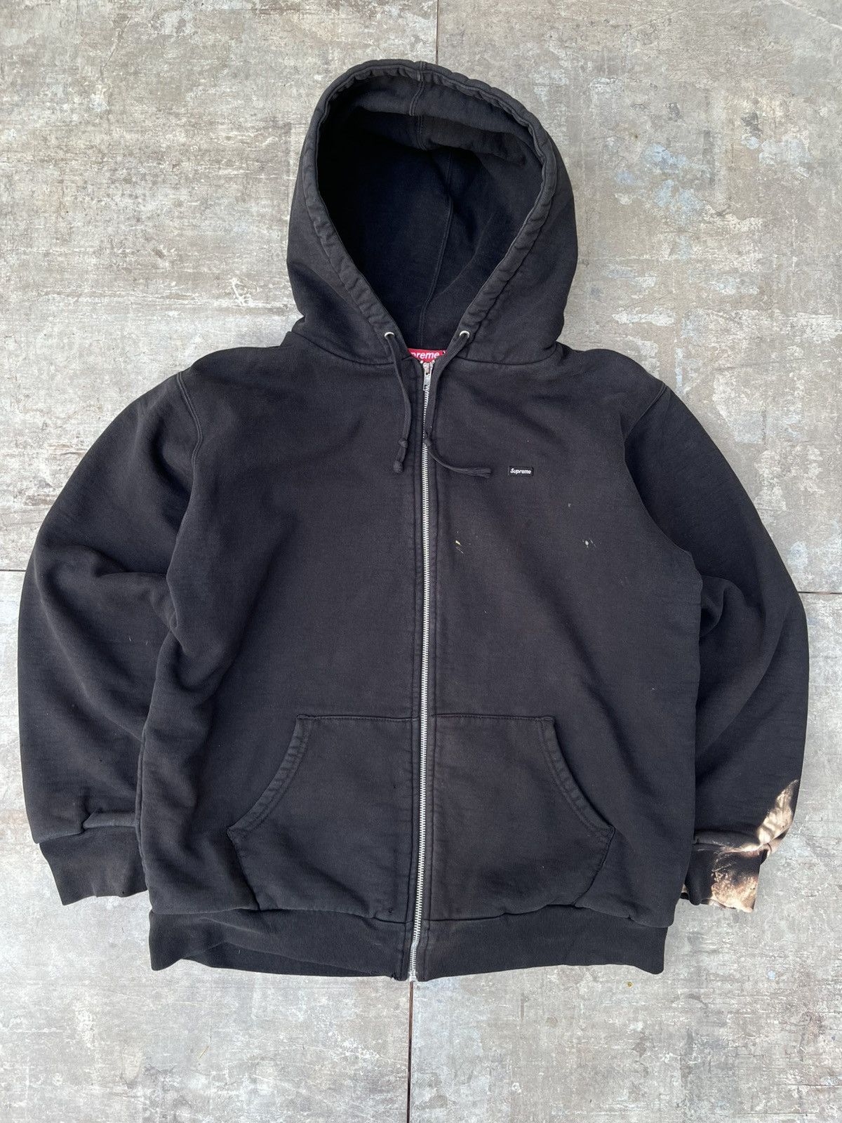 Supreme Supreme Small Box Logo Thermal Lined Zip Up