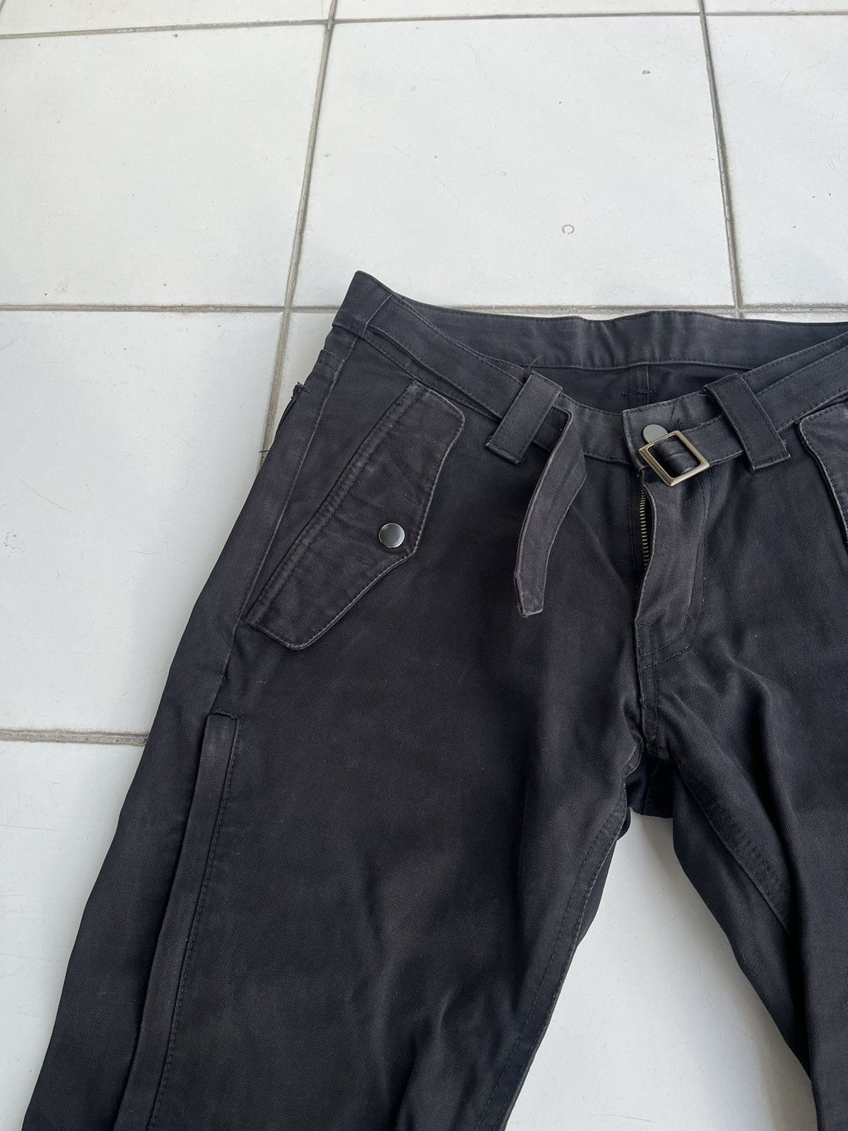 Japanese Brand × Yoshiyuki Konishi Yoshiyuki Konishi D.K.F Heavy Cotton Cargo Pants Size US 30 / EU 46 - 2 Thumbnail