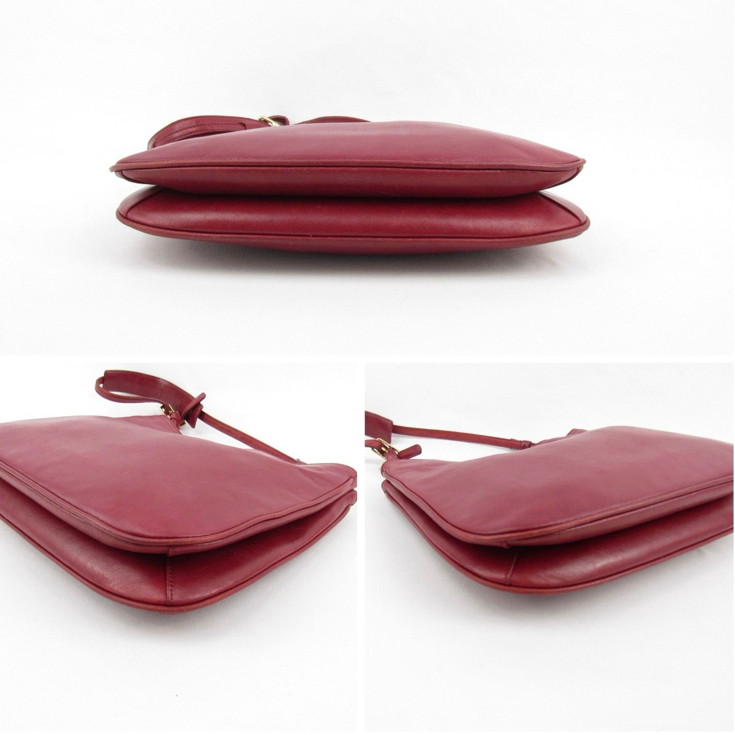 Coach Authentic Coach Y2K Vintage Red Smooth Leather Bag Size ONE SIZE - 6 Thumbnail