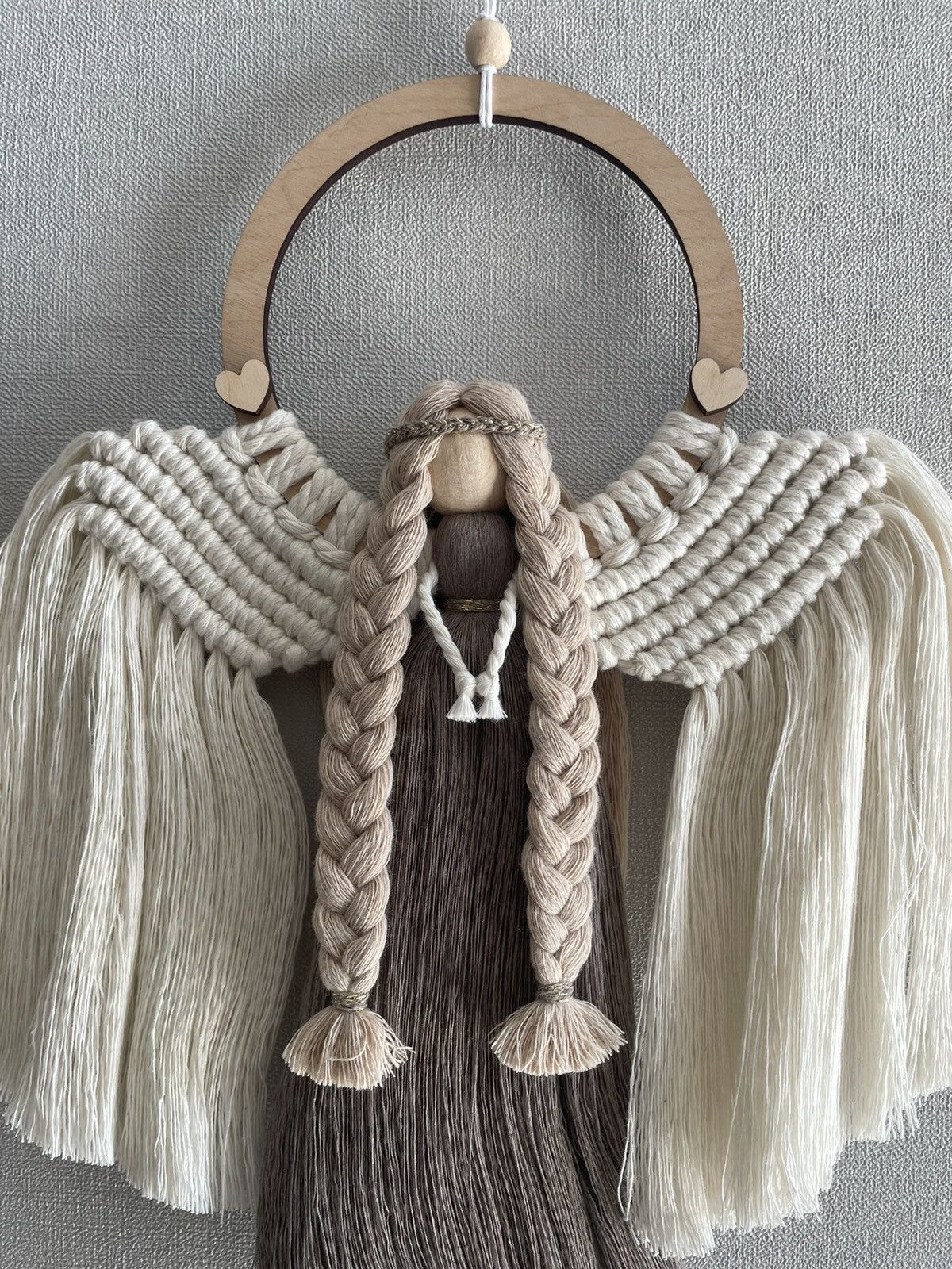 Handmade Knitted dolls-angels handmade Ukrainian amulet scandinavian Size ONE SIZE - 7 Thumbnail