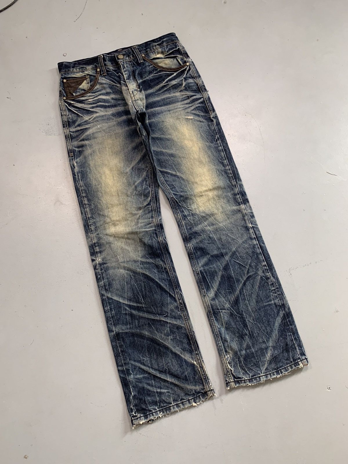 Japanese Brand Vintage Evisu inspired emboridered denim Size US 32 / EU 48 - 8 Thumbnail