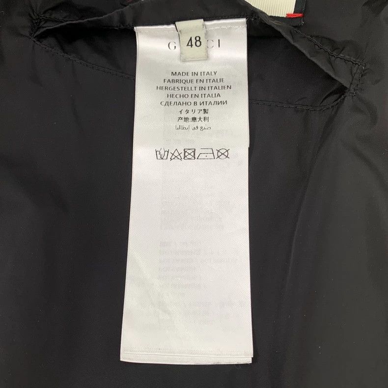 Gucci Gucci Black logo printed hooded zipper jacket 2501-Nextarro Size US M / EU 48-50 / 2 - 6 Thumbnail