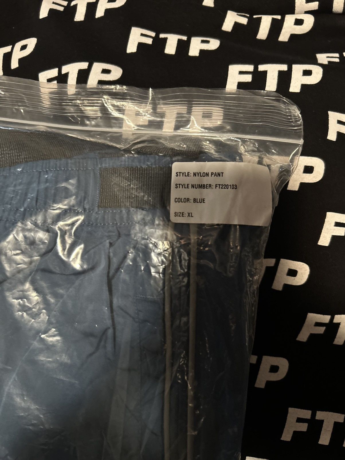 Fuck The Population FTP Nylon Pants Blue XL Size US 38 / EU 54 - 4 Thumbnail
