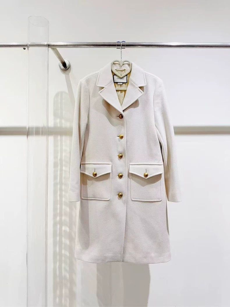 Gucci Gucci Classic gold-buttoned wool coat 2503-Nextarrow Size US XS / EU 42 / 0 - 1 Thumbnail
