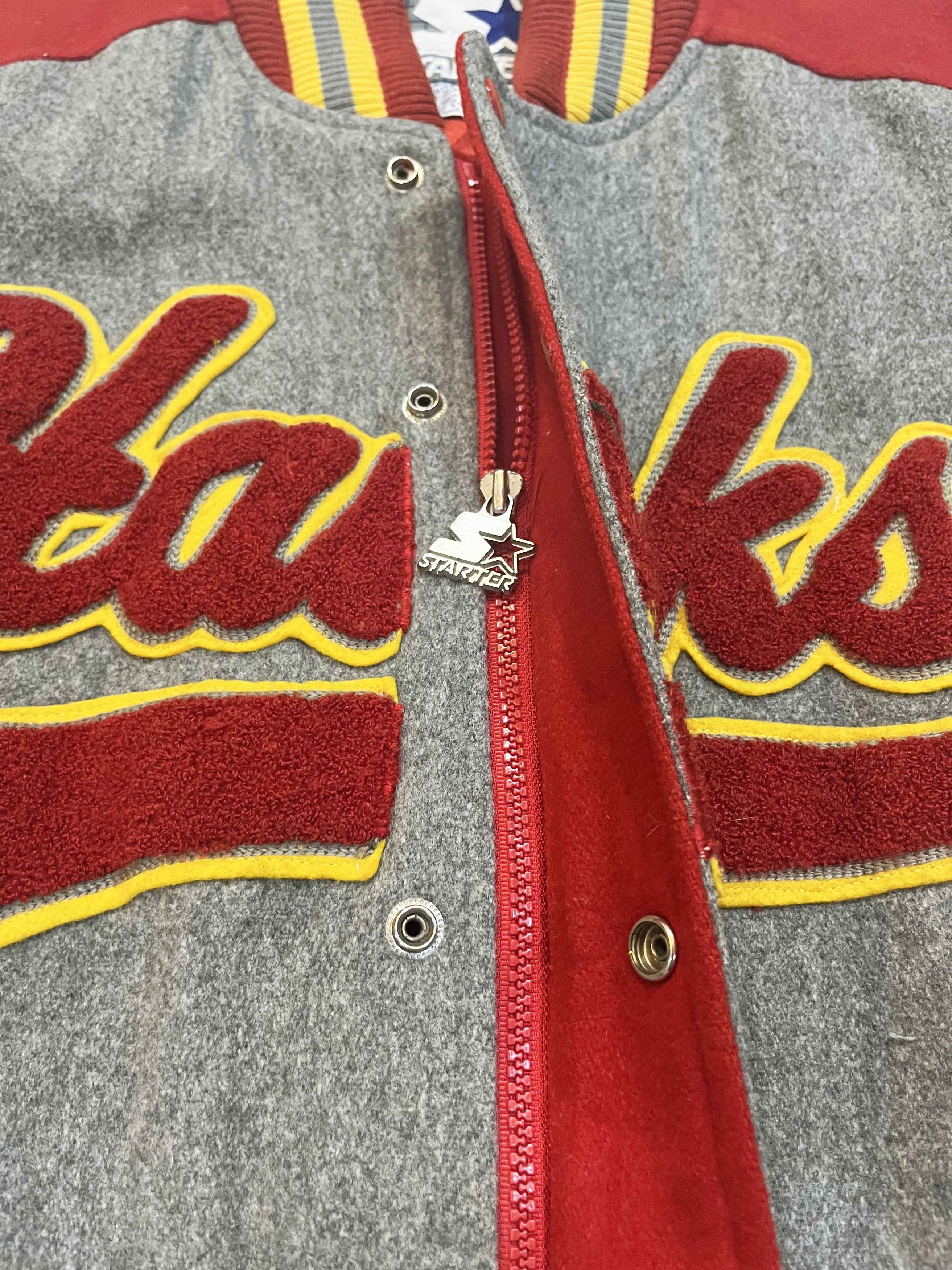 Starter Vintage Starter NBA Atlanta Hawks Varsity Bomber Jacket Size US M / EU 48-50 / 2 - 5 Thumbnail