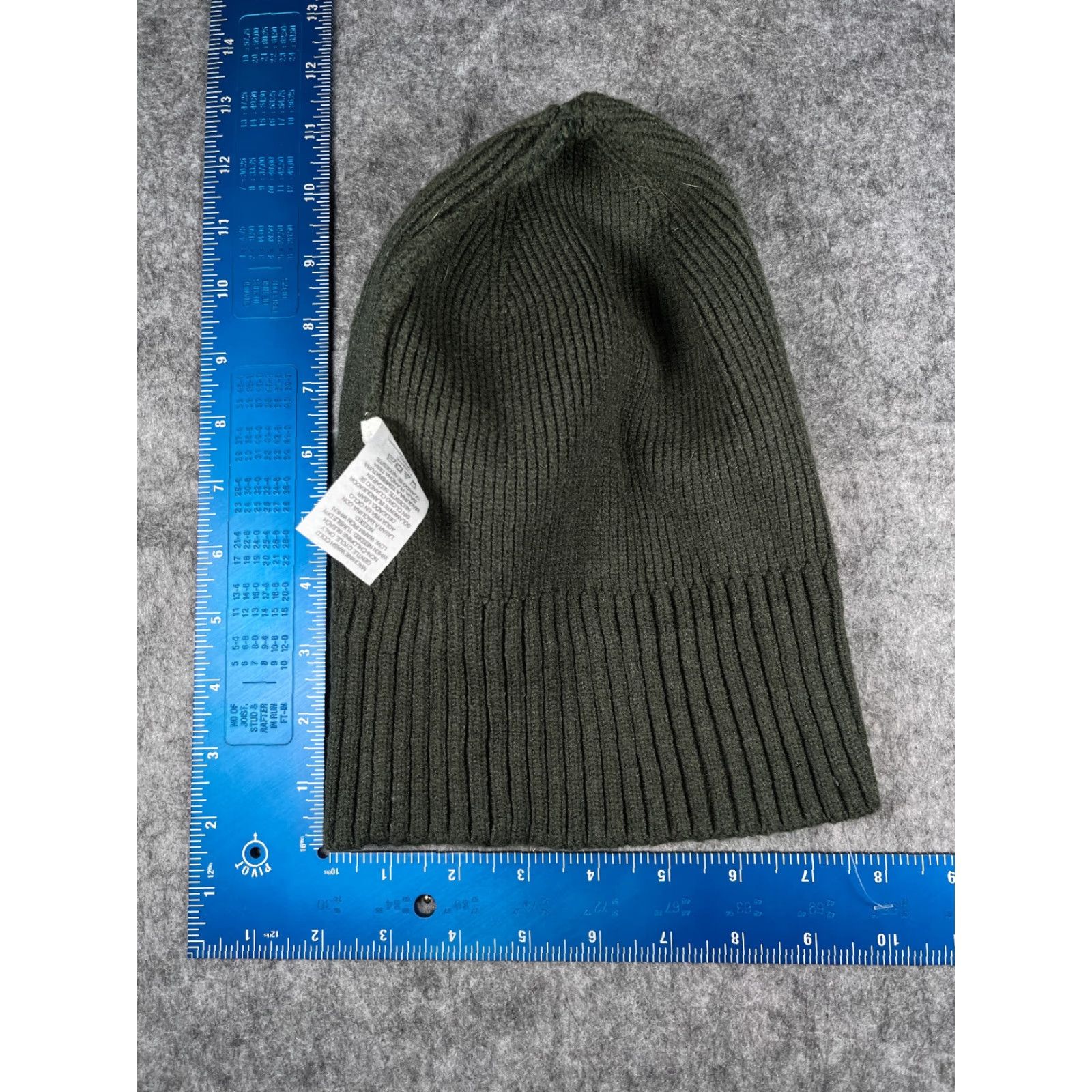 Vintage Time And Tru Beanie Toque Womens One Size Green Ribbed Knit Polyester Blend Ski Hat/Cap Size ONE SIZE - 5 Thumbnail