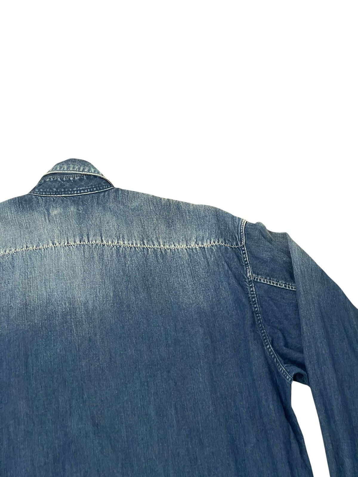 45rpm Indigo Blue 45rpm Westerner Pullover Shirt 7🟩0 Size US L / EU 52-54 / 3 - 16 Thumbnail