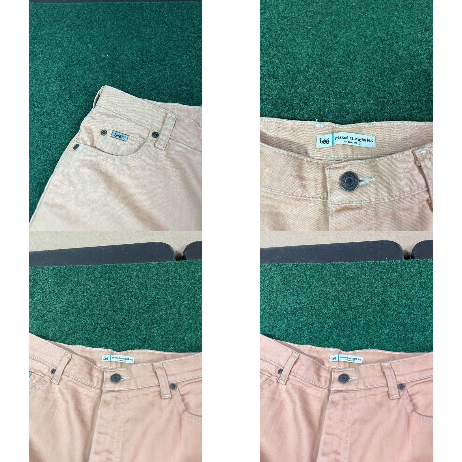 Lee LEE RIDERS MIDRISE Peach WOMENS JEAN SHORTS 10 med See Measurements Size 32" / US 10 / IT 46 - 8 Thumbnail