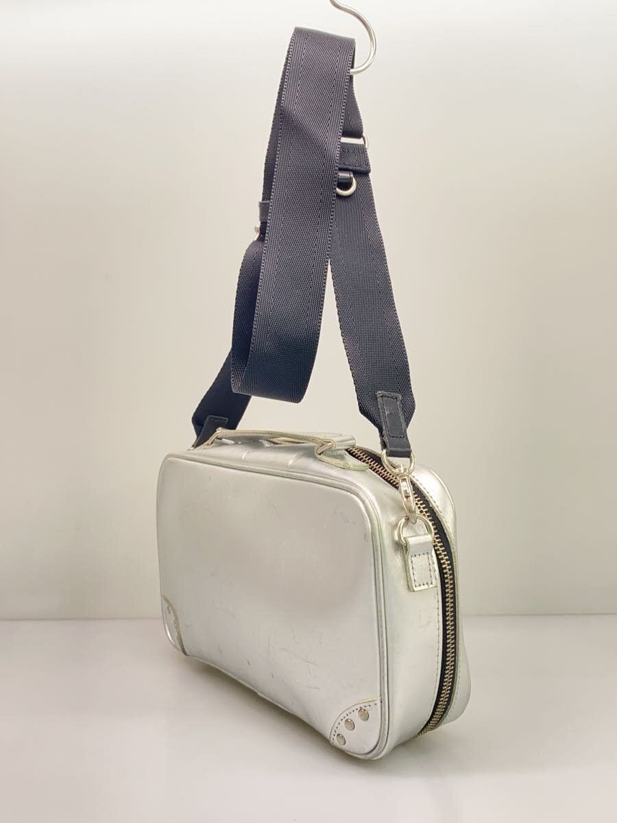 Comme des Garcons Silver Leather Shoulder Bag Size ONE SIZE - 2 Thumbnail