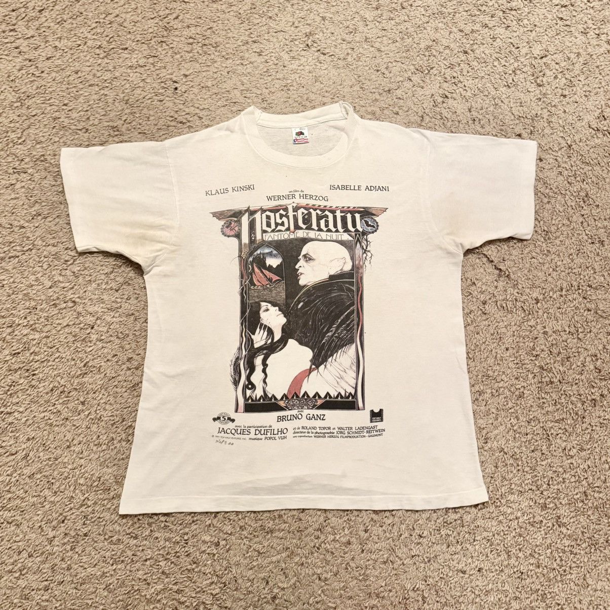 Vintage Vintage 1991 Nosferatu Rare Horror Movie Promo Tee Large Size US L / EU 52-54 / 3 - 3 Thumbnail