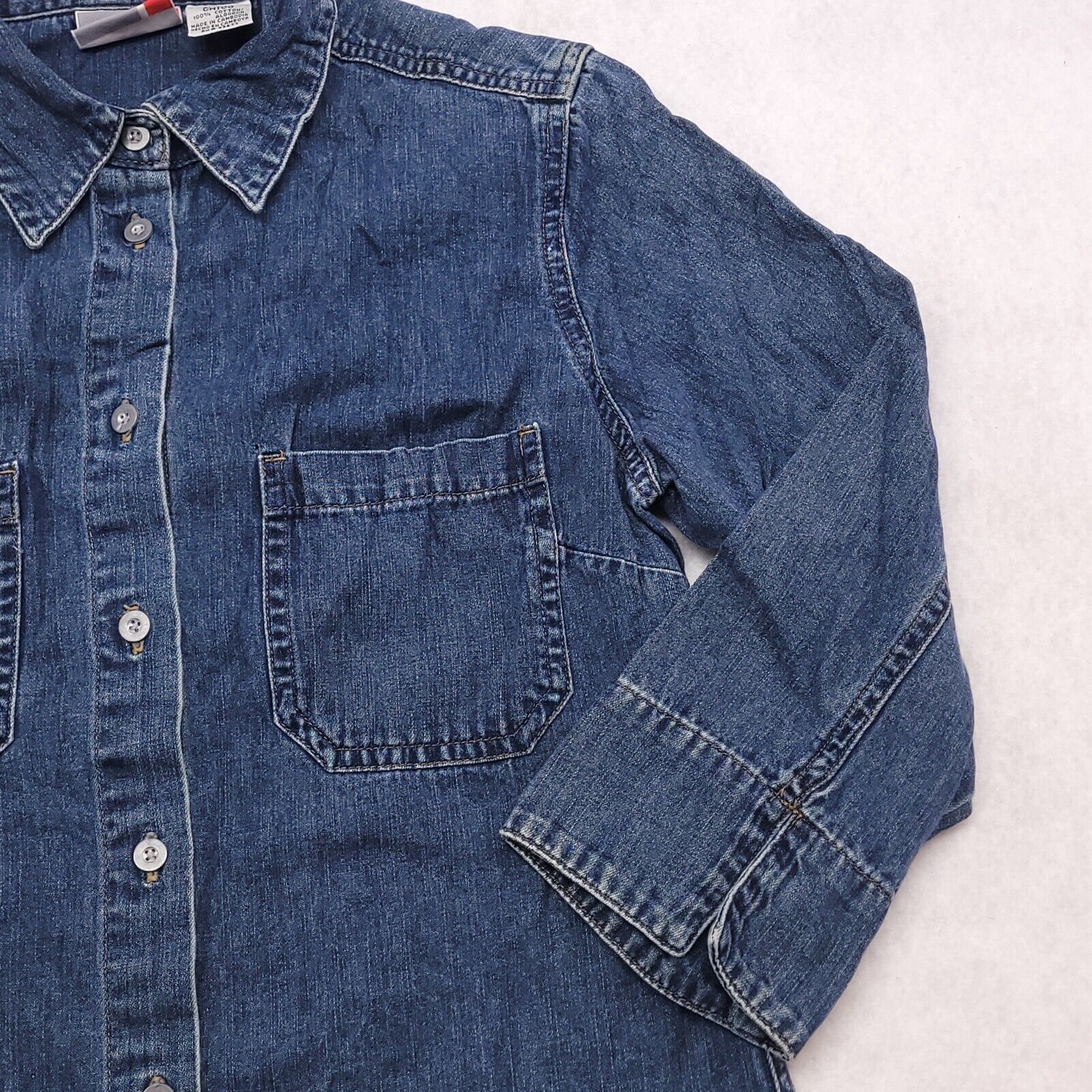 Arizona Jean Co. Arizona Jeans Co Button Up Denim Jacket Womens Size S Blue Size S / US 4 / IT 40 - 6 Thumbnail
