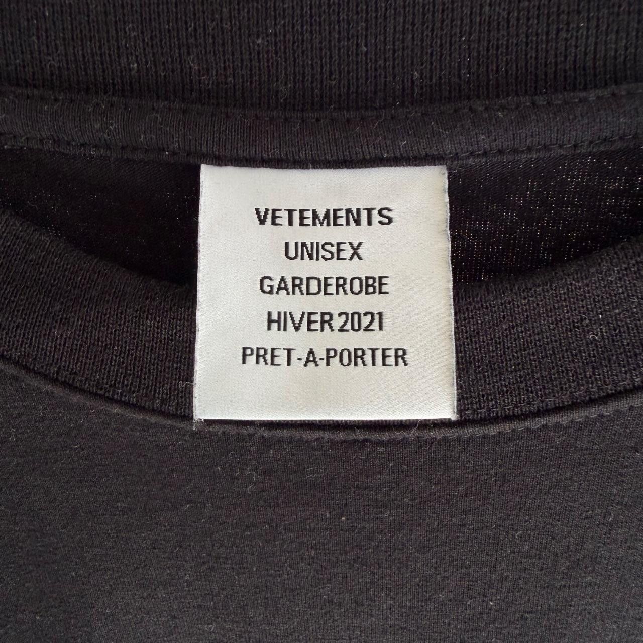 Vetements Vetements Contrast-Panel Logo T-Shirt Size US S / EU 44-46 / 1 - 2 Thumbnail