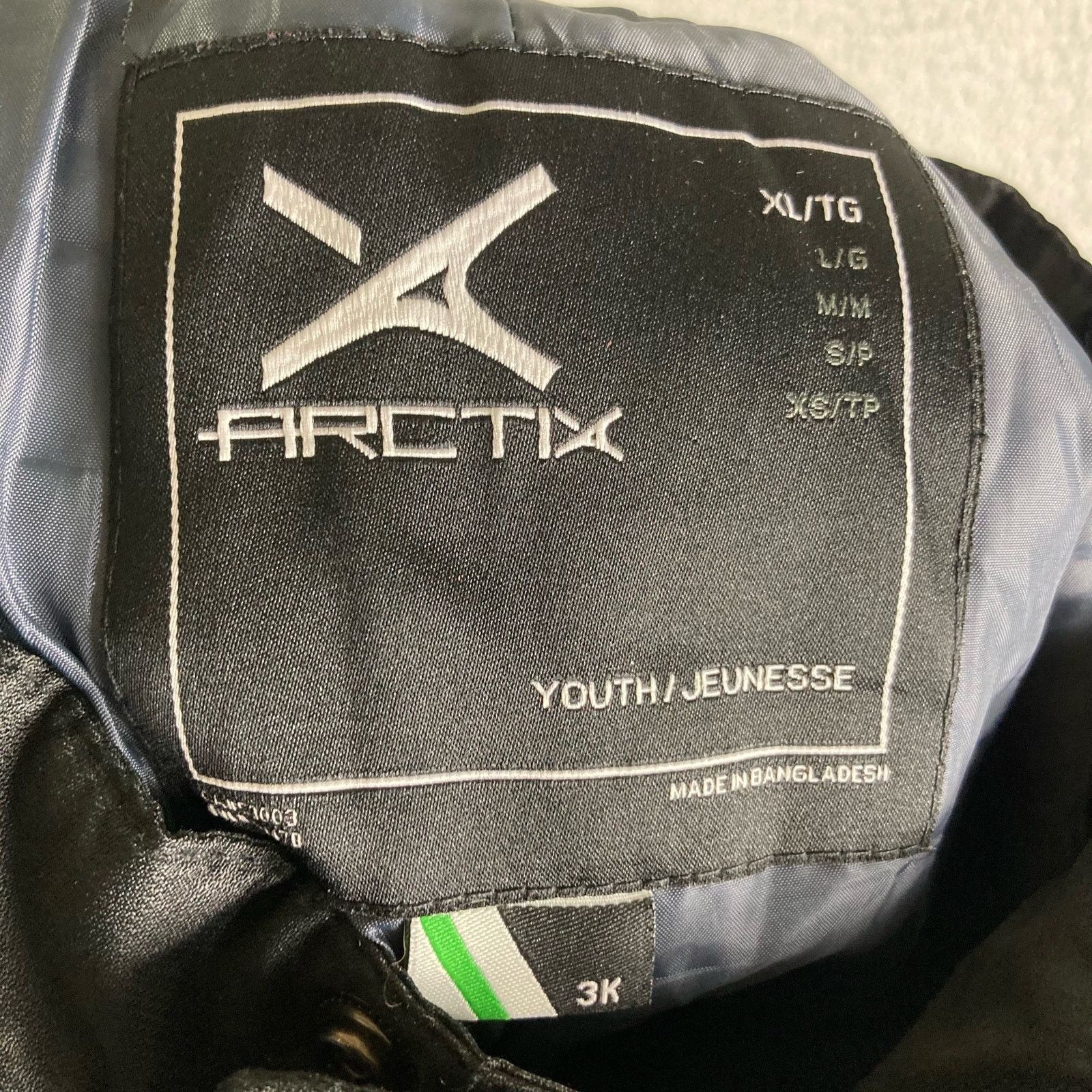 Other Snow Pants Arctix Insulated Black Size XL Youth Kids Ski Size 30" / US 8 / IT 44 - 2 Thumbnail