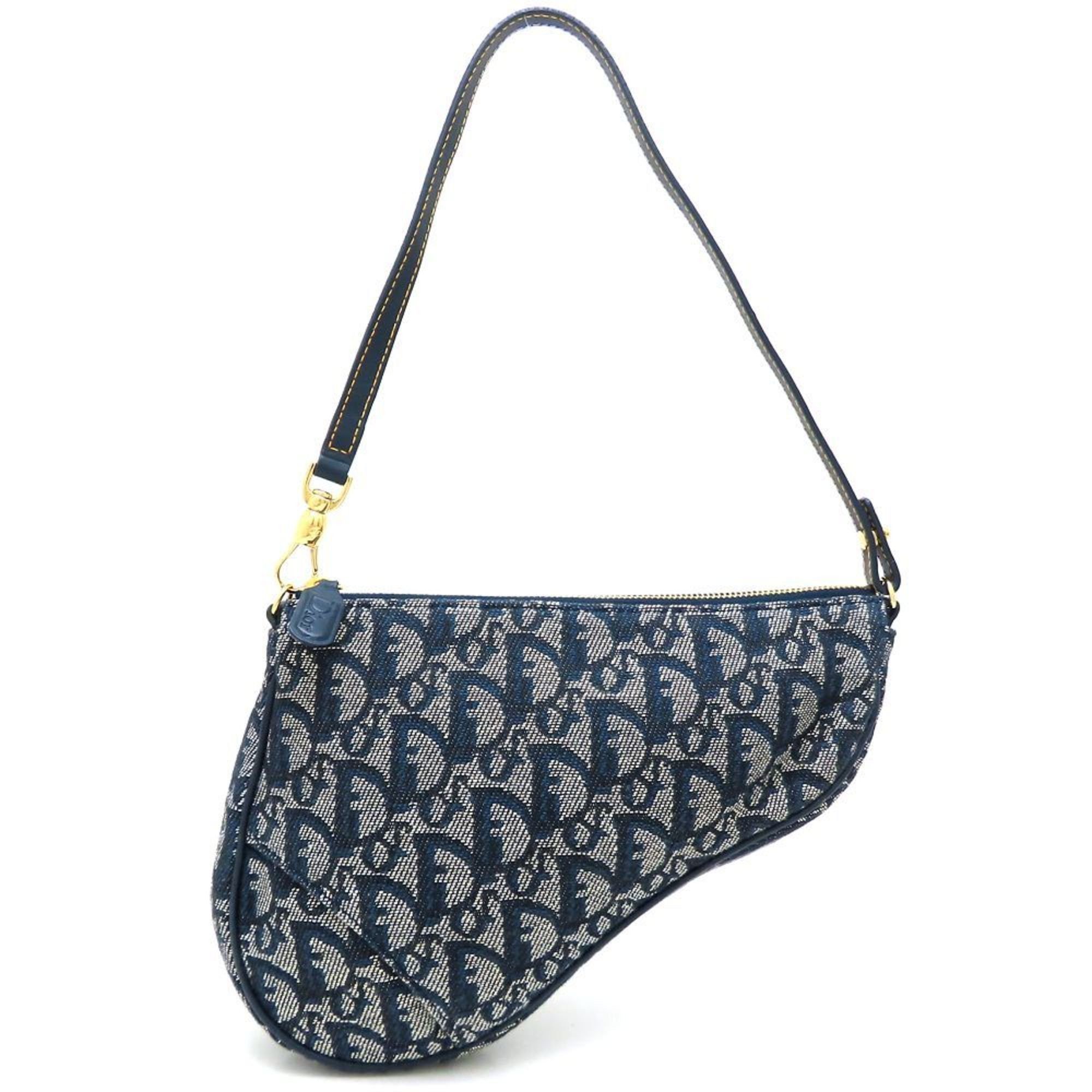 追跡【VINTAGE】Dior M0455CTZQ Oblique Saddle Shoulder Bag Christian Dior Oblique Saddle Shoulder Bag | Née Vintage