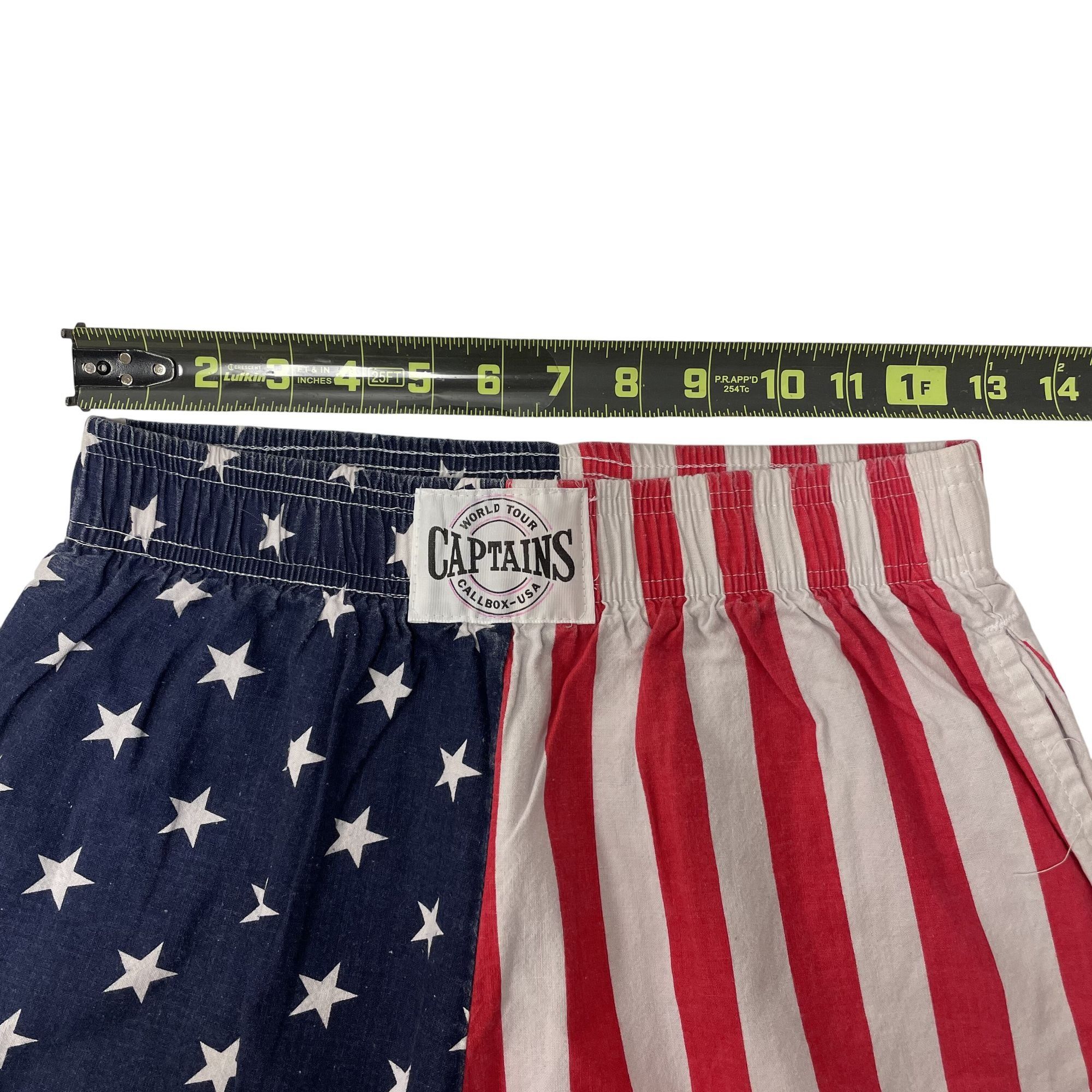Other Vtg Captains World Tour Callbox USA American FLAG Pants Size US 28 / EU 44 - 8 Thumbnail