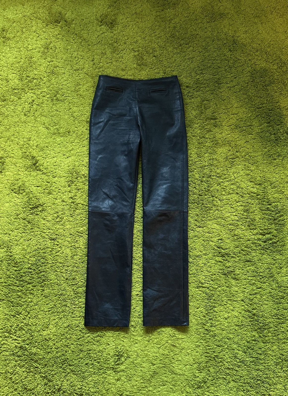 Jitrois Jean Claude Jitrois 1990s archive vintage real leather pants Size 26" / US 2 / IT 38 - 1 Thumbnail