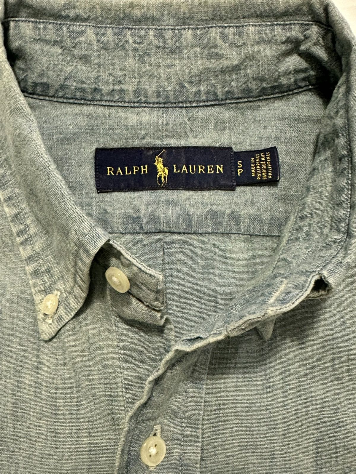 Polo Ralph Lauren Denim-style Ralph Lauren short sleeve button-up Size US S / EU 44-46 / 1 - 4 Thumbnail
