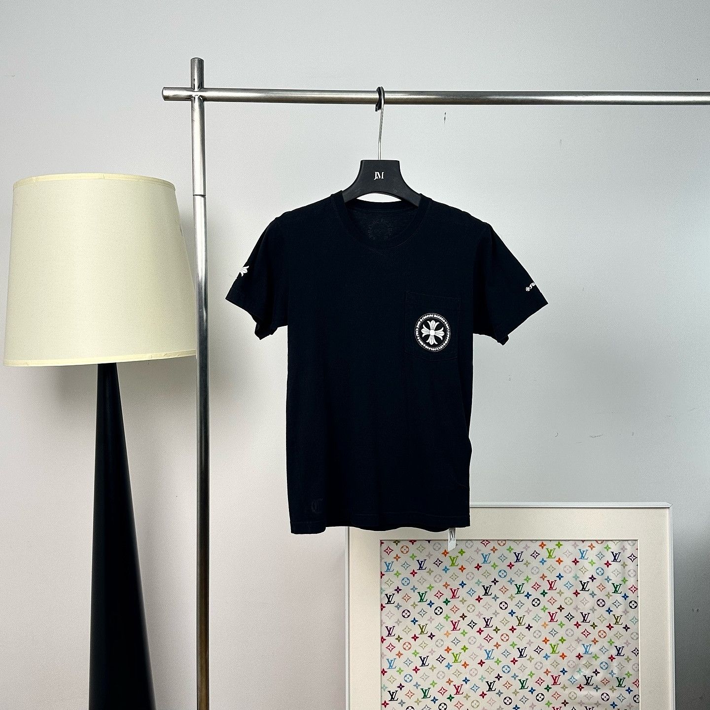 Chrome Hearts 💥Chrome Hearts Los Angeles Cross Big Logo Pocket T