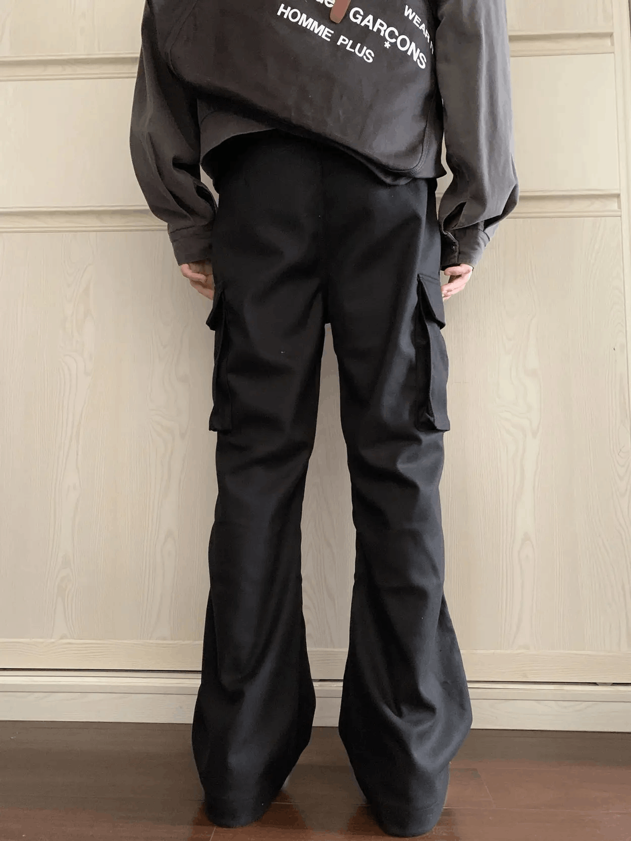 Japanese Brand × Vintage Black casual baggy high street cargo pants Size US 32 / EU 48 - 3 Thumbnail