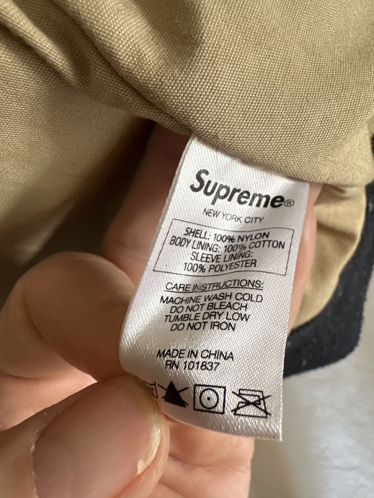 Supreme Supreme Nylon Tanker Jacket AW2016 S/L Size US XL / EU 56 / 4 - 4 Thumbnail